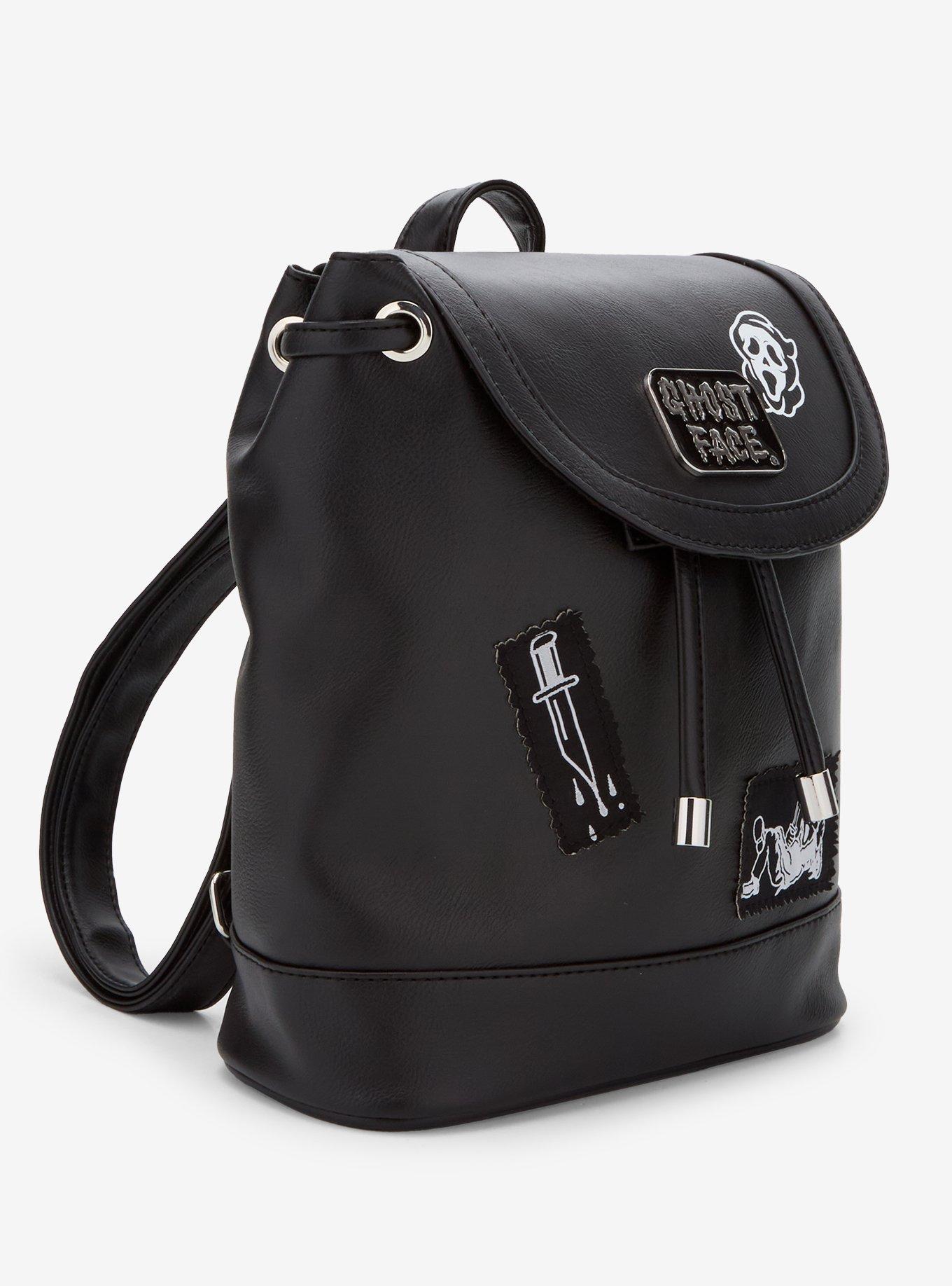 Ghost Face Patches Slouch Mini Backpack, , hi-res