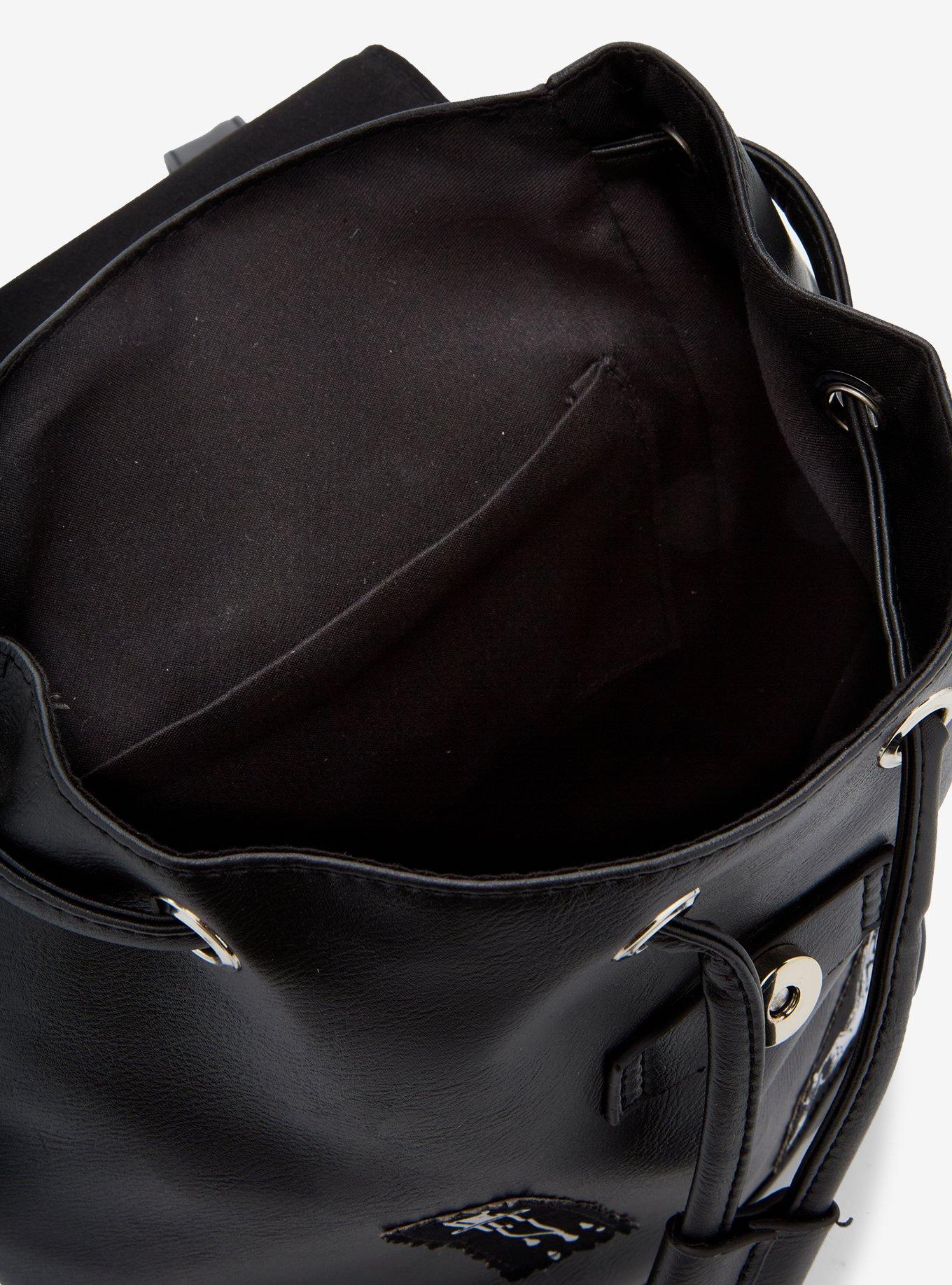 Ghost Face Patches Slouch Mini Backpack, , alternate