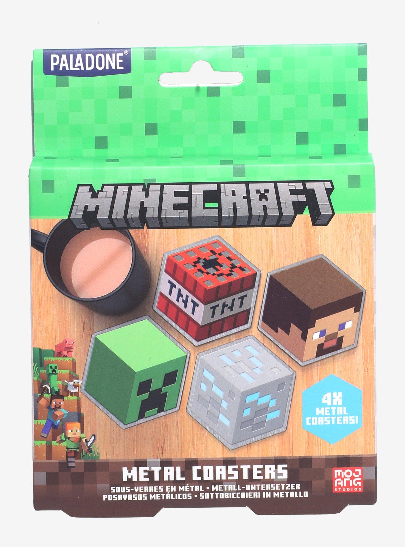 Minecraft Icons Metal Coaster Set, , hi-res