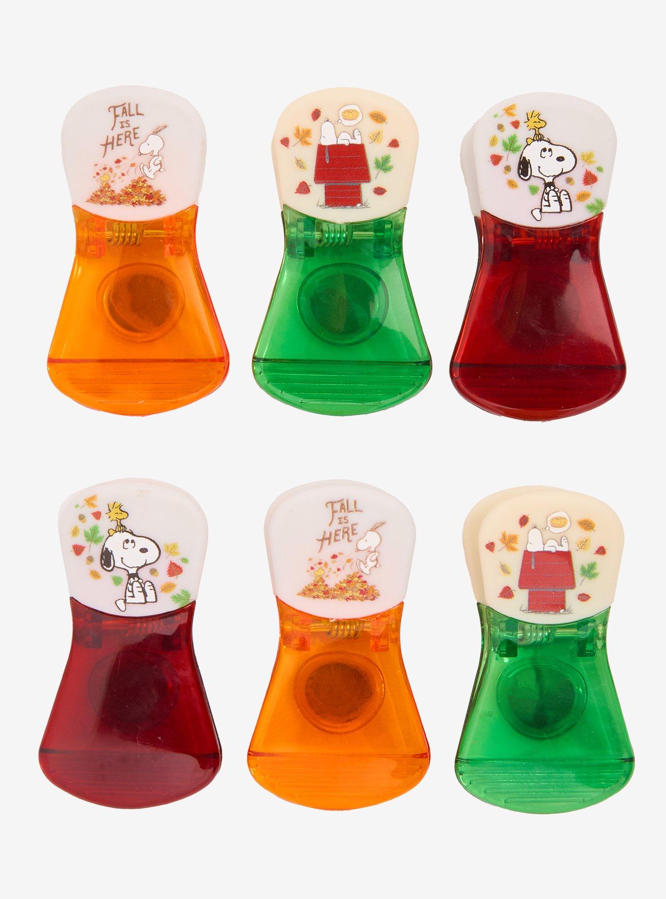 Peanuts Fall Magnetic Bag Clip Set, , hi-res