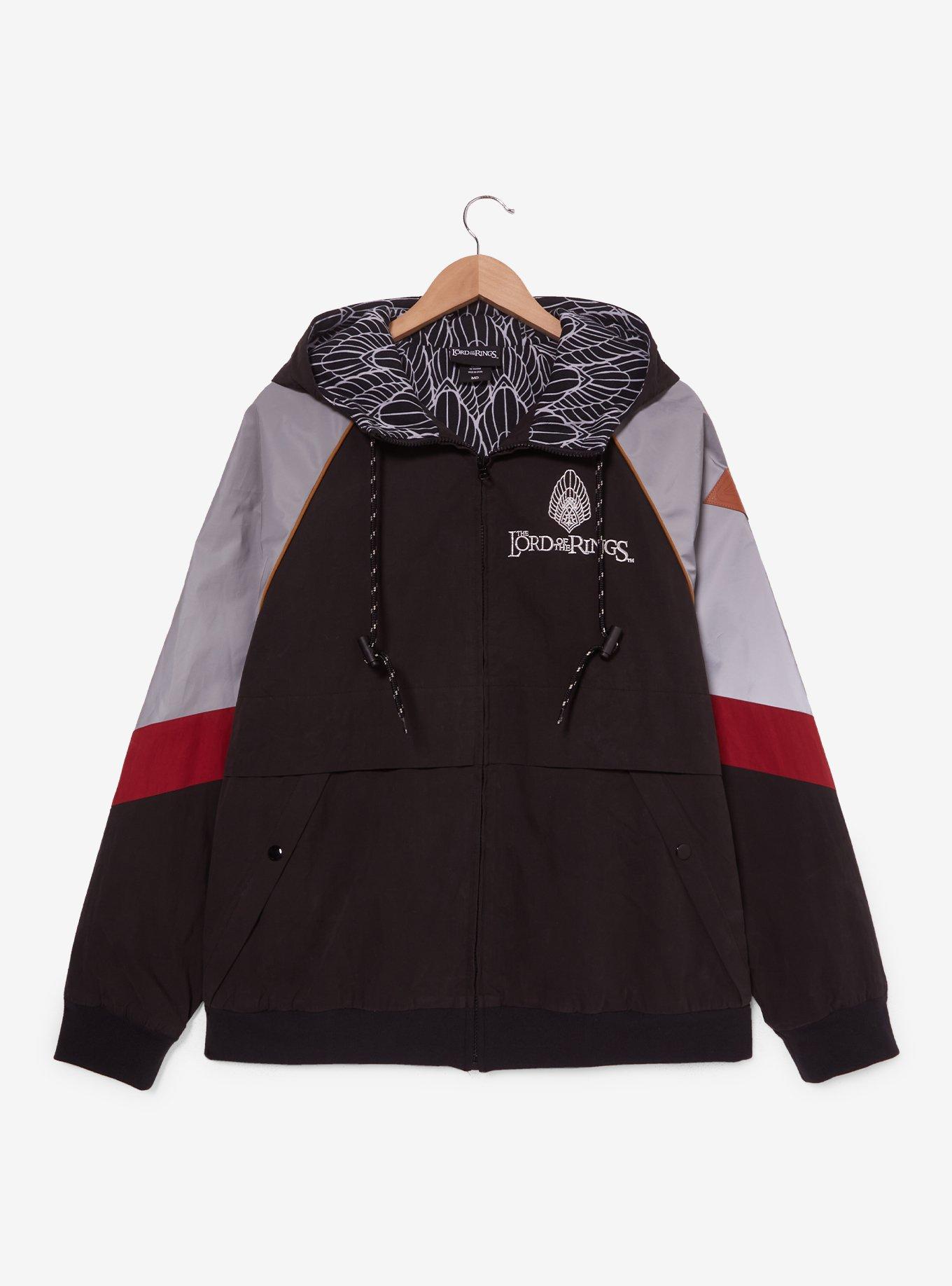 The Lord of The Rings Tree of Gondor Windbreaker - BoxLunch Exclusive, BLACK, alternate