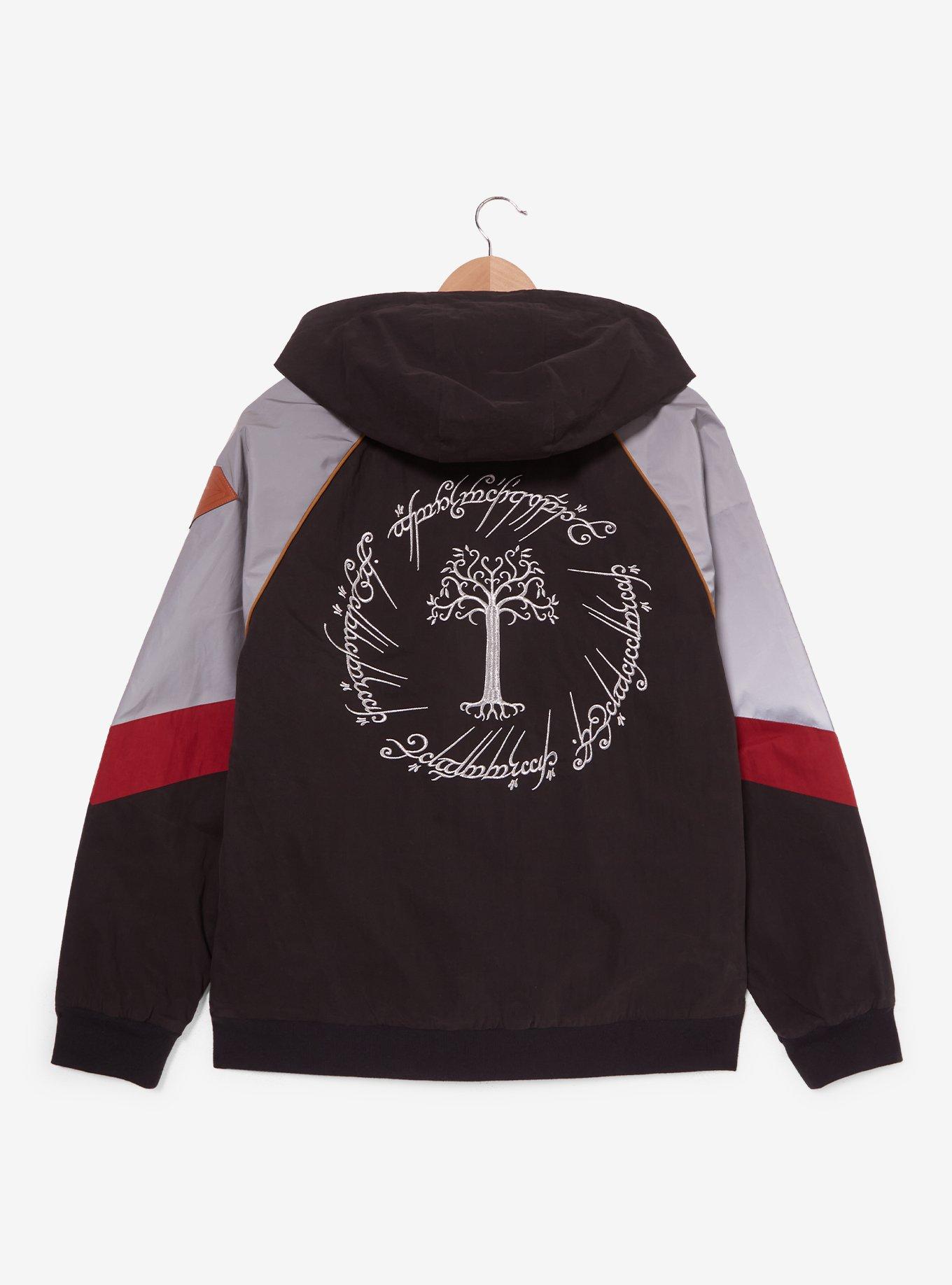 The Lord of The Rings Tree of Gondor Windbreaker - BoxLunch Exclusive, BLACK, alternate