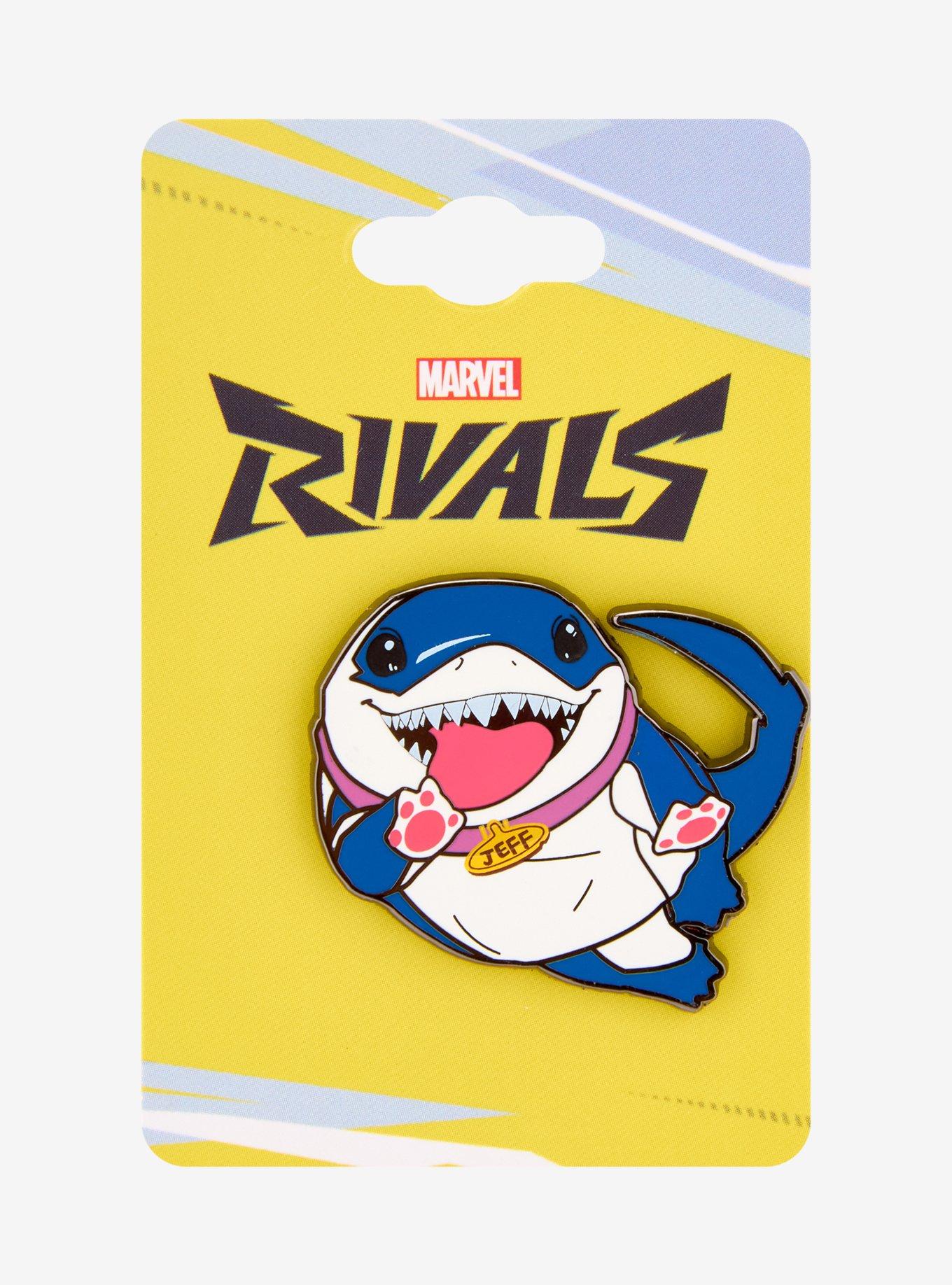 Marvel Rivals Jeff the Land Shark Enamel Pin - BoxLunch Exclusive, , hi-res