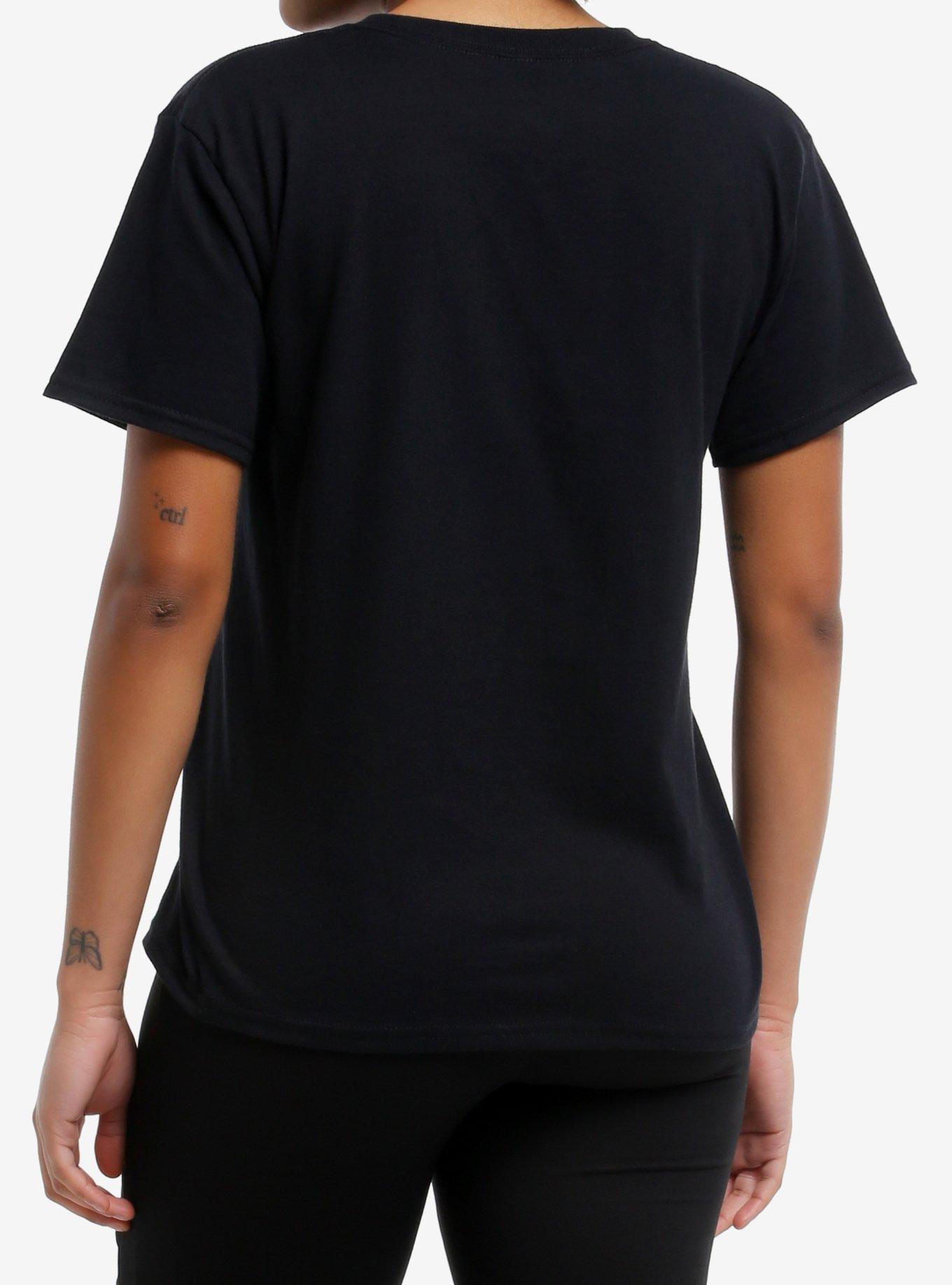 Metallica Demons Logo Shrunken Fit Girls T-Shirt, BLACK, alternate