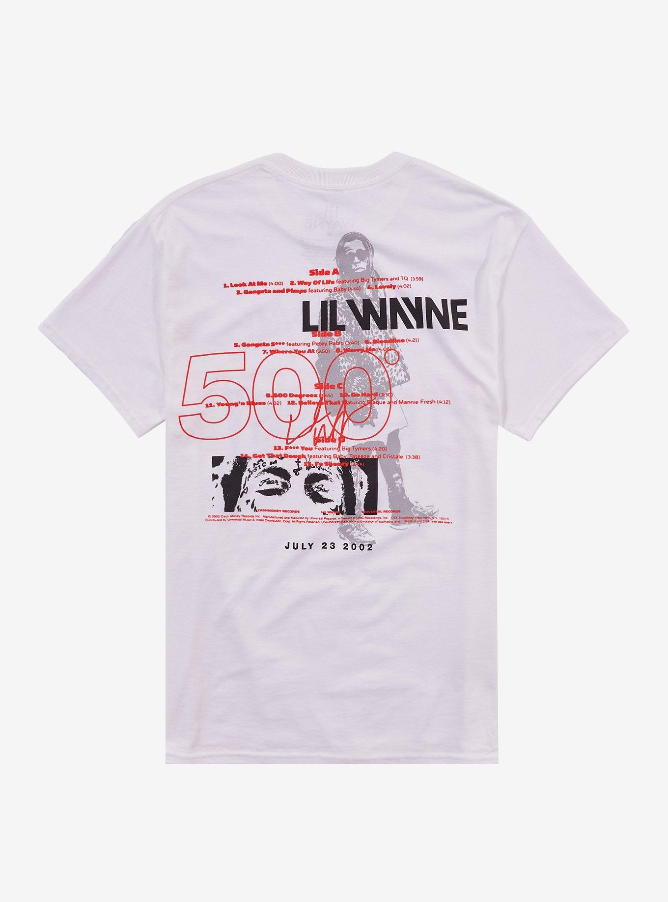 Lil Wayne 500 Degreez Tracklist T-Shirt, , hi-res
