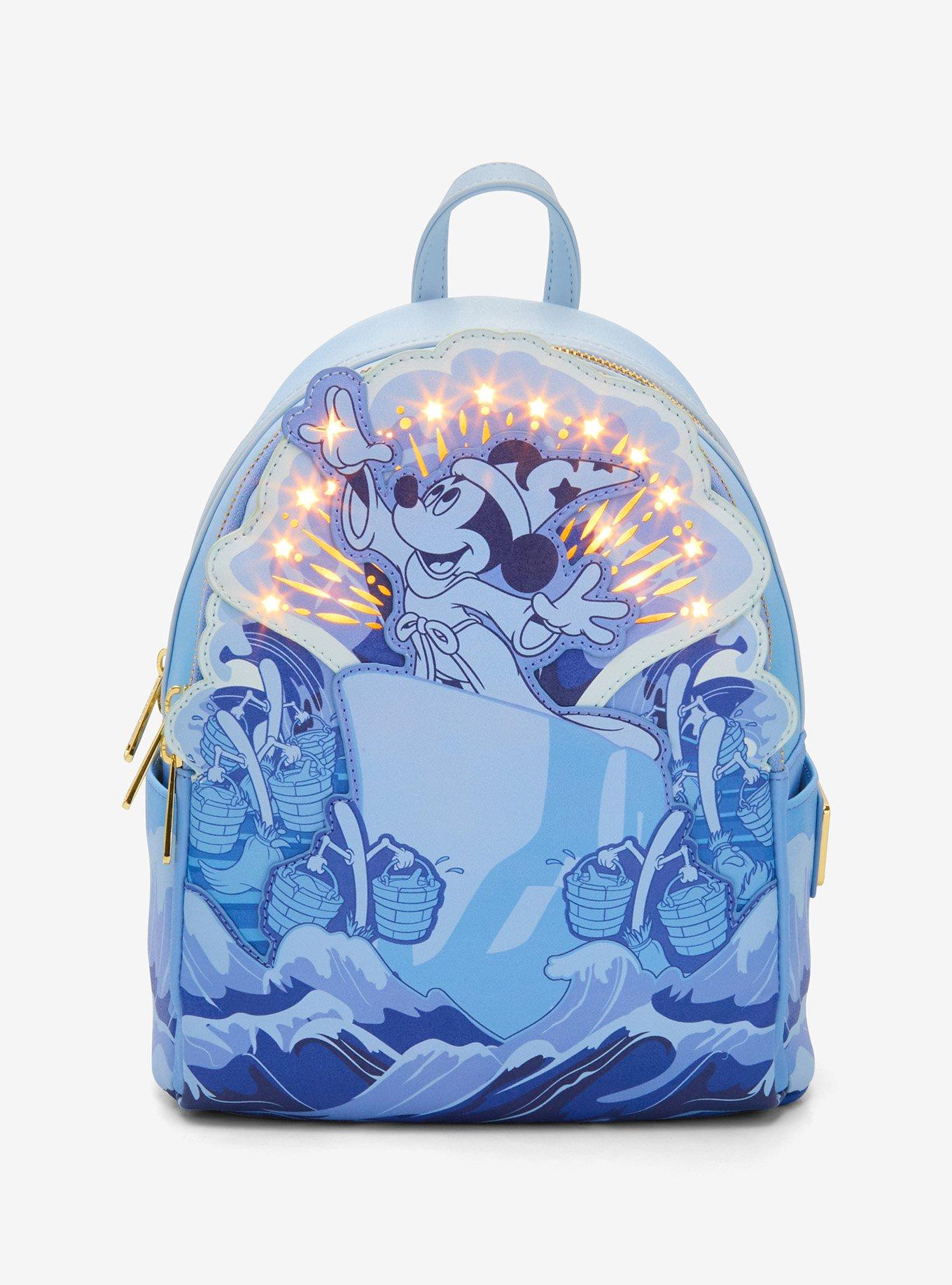 Loungefly Disney Fantasia The Sorcerer's Apprentice Light-Up Mini Backpack - Thumbnail 2