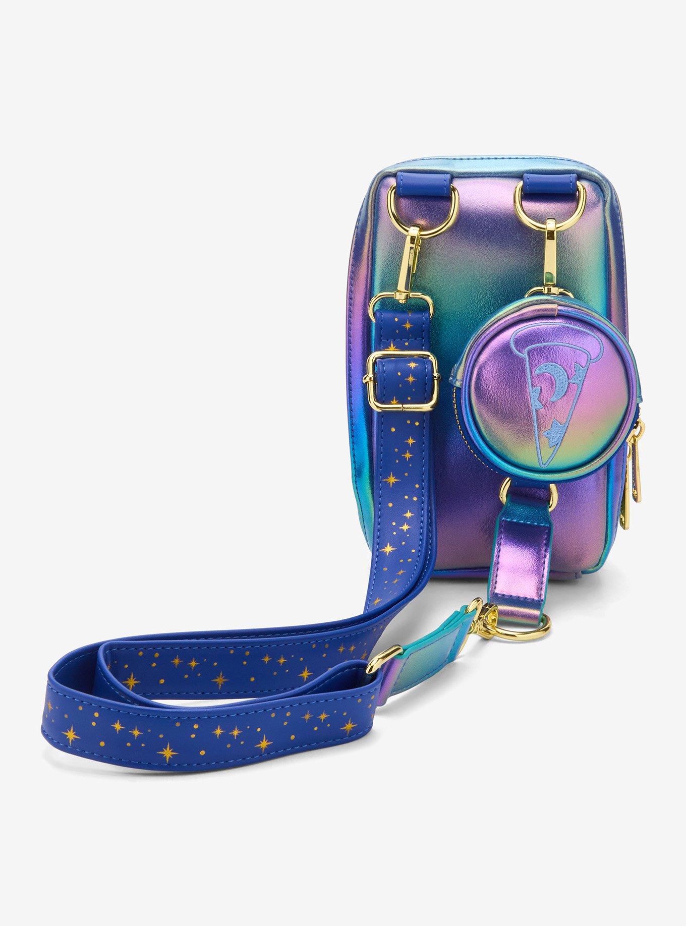 Loungefly Disney Fantasia The Sorcerer's Apprentice Iridescent Sling Bag, , alternate