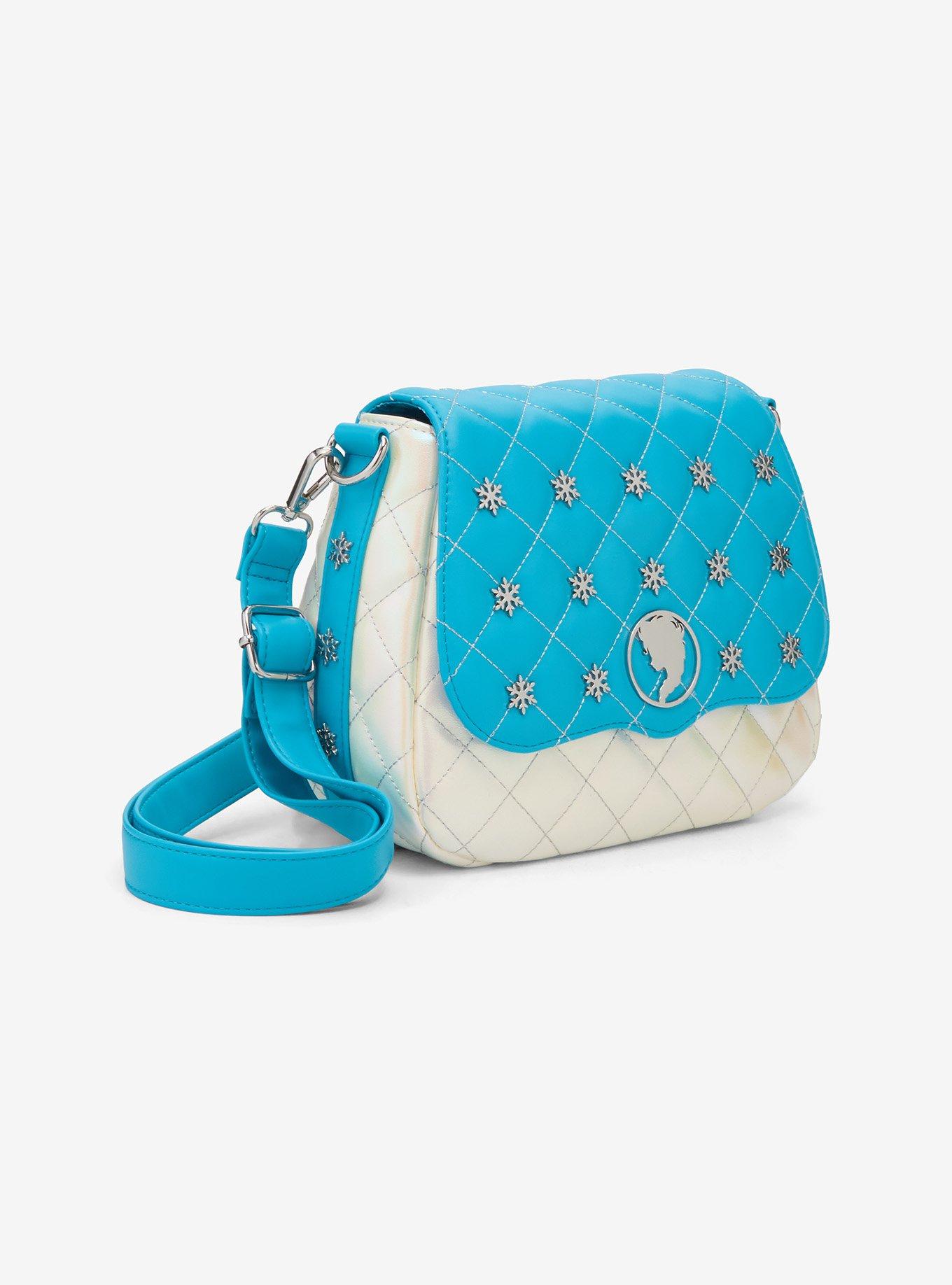 Loungefly Disney Frozen Elsa Quilted Crossbody Bag, , hi-res