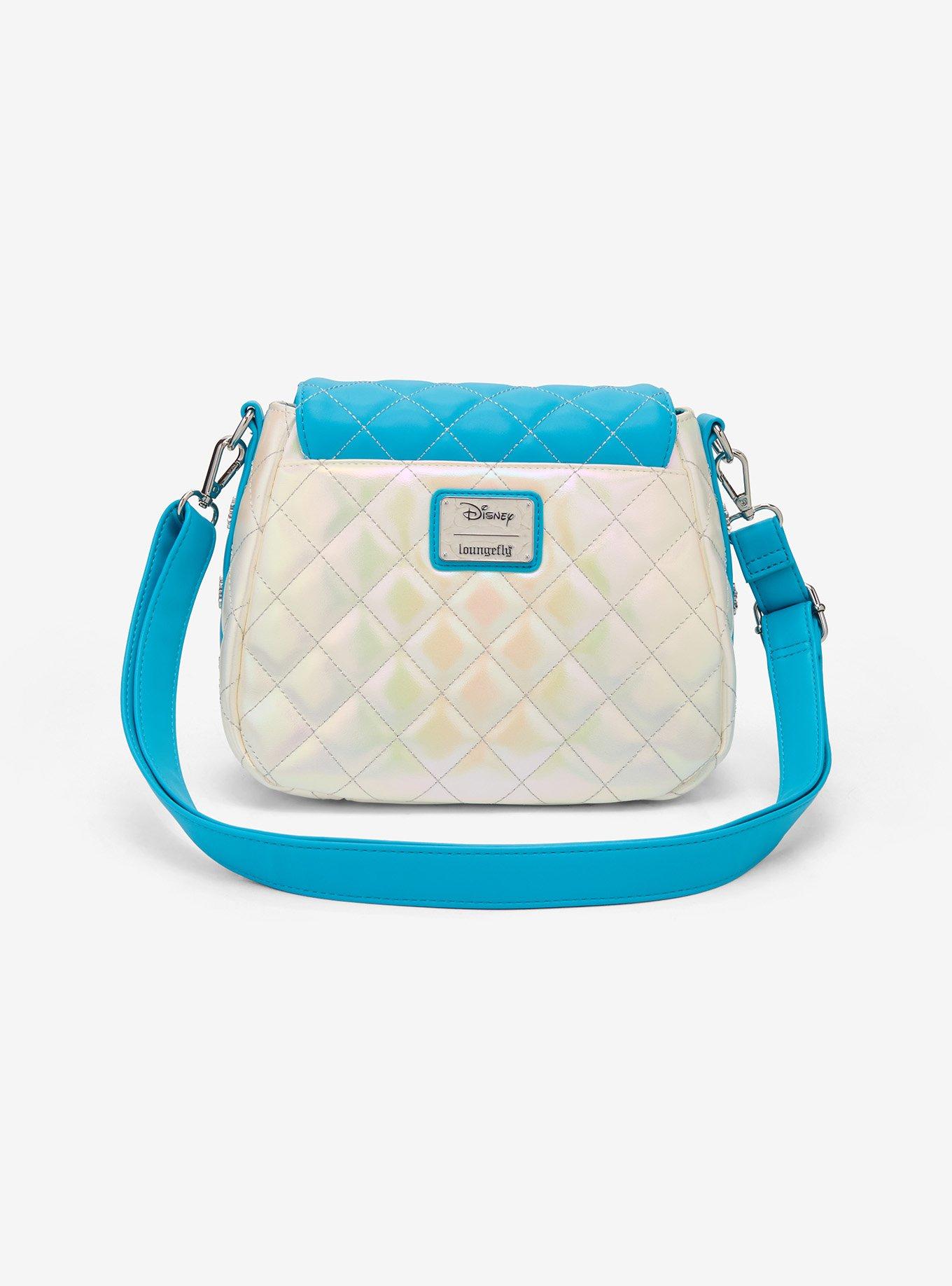 Loungefly Disney Frozen Elsa Quilted Crossbody Bag, , alternate