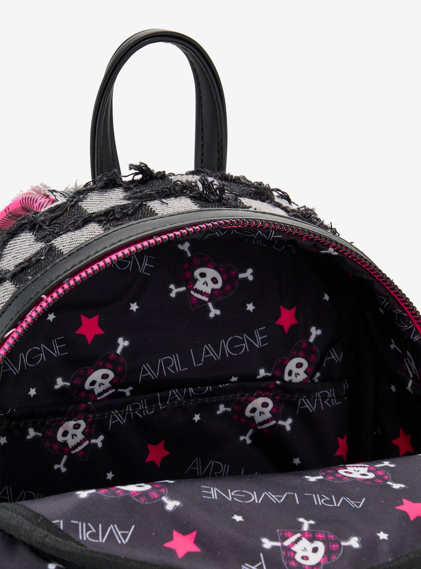 Loungefly Avril Lavigne Plaid Mini Backpack, , alternate