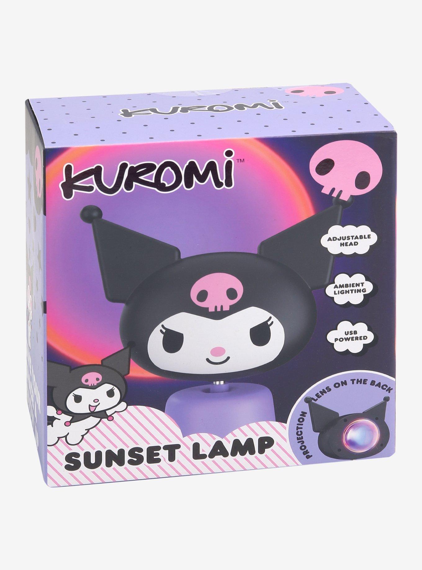 Kuromi Face Sunset Lamp, , alternate