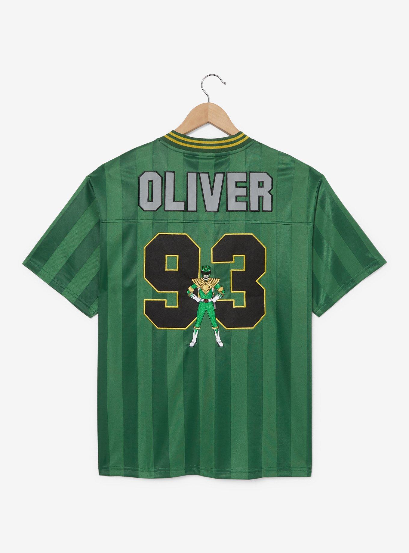 Power Rangers Green Ranger Football Jersey - BoxLunch Exclusive, , hi-res