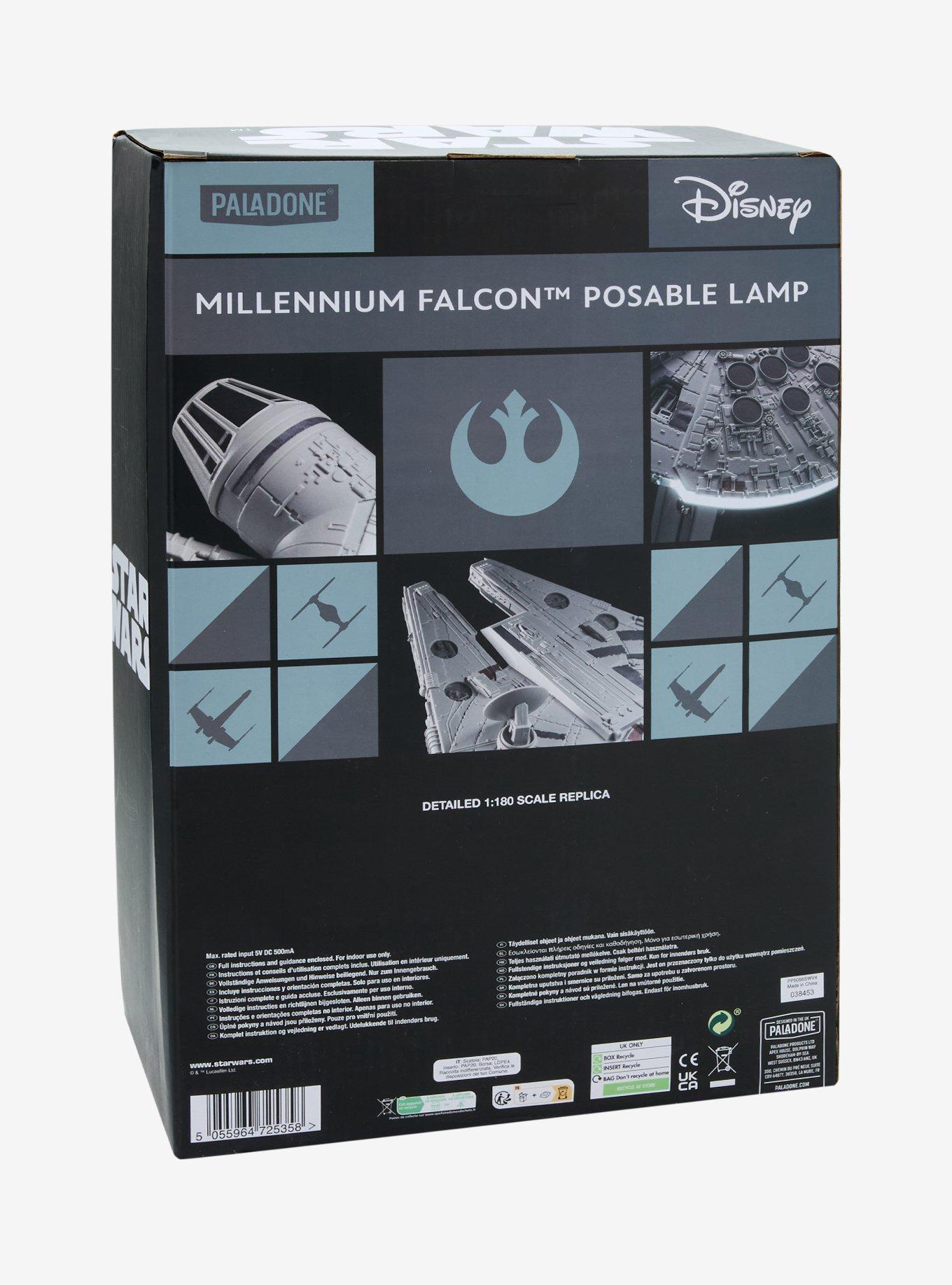 Star Wars Millennium Falcon Posable Desk Lamp, , alternate