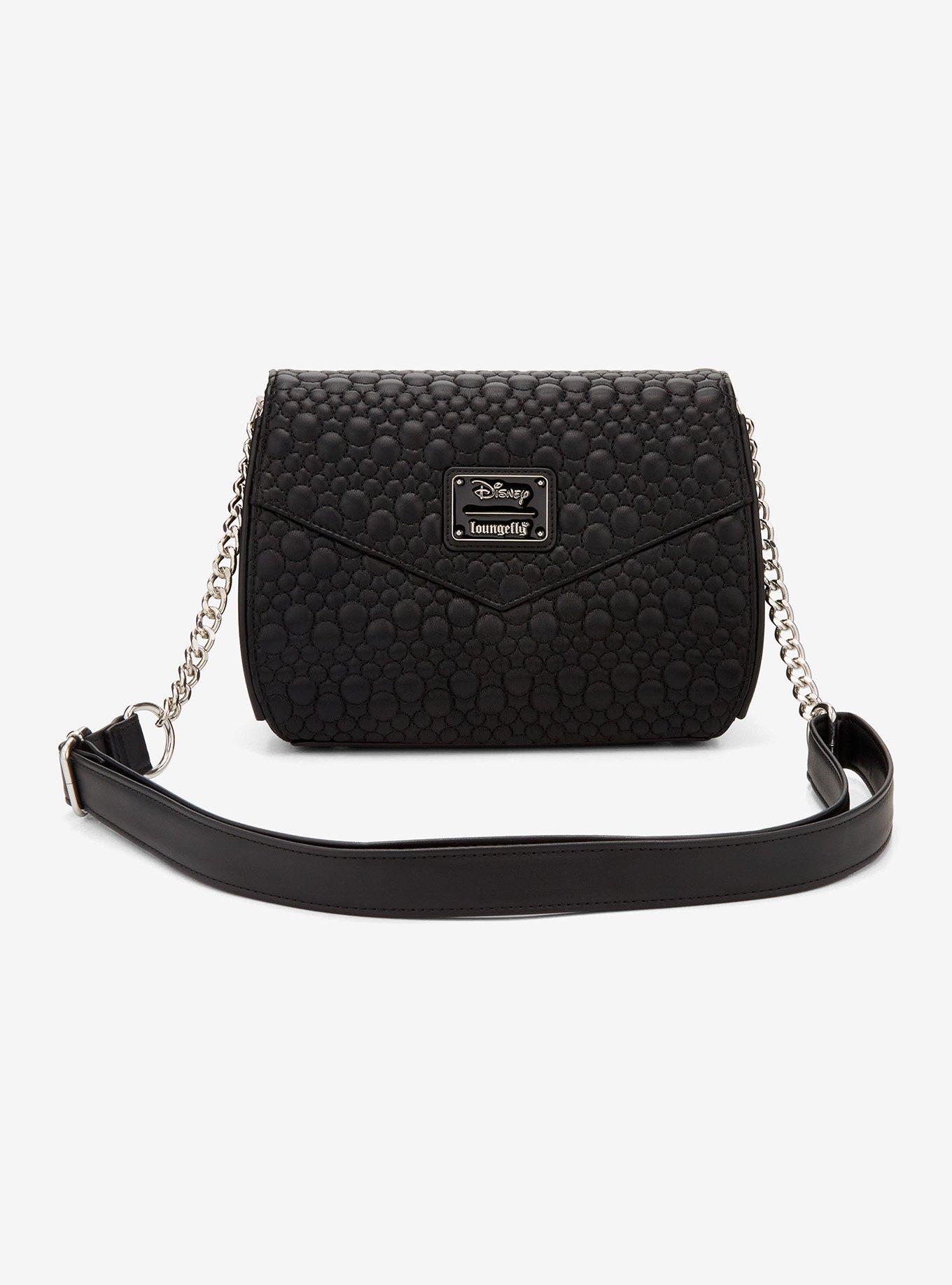 Loungefly Disney Mickey Mouse Textured Crossbody Bag, , alternate