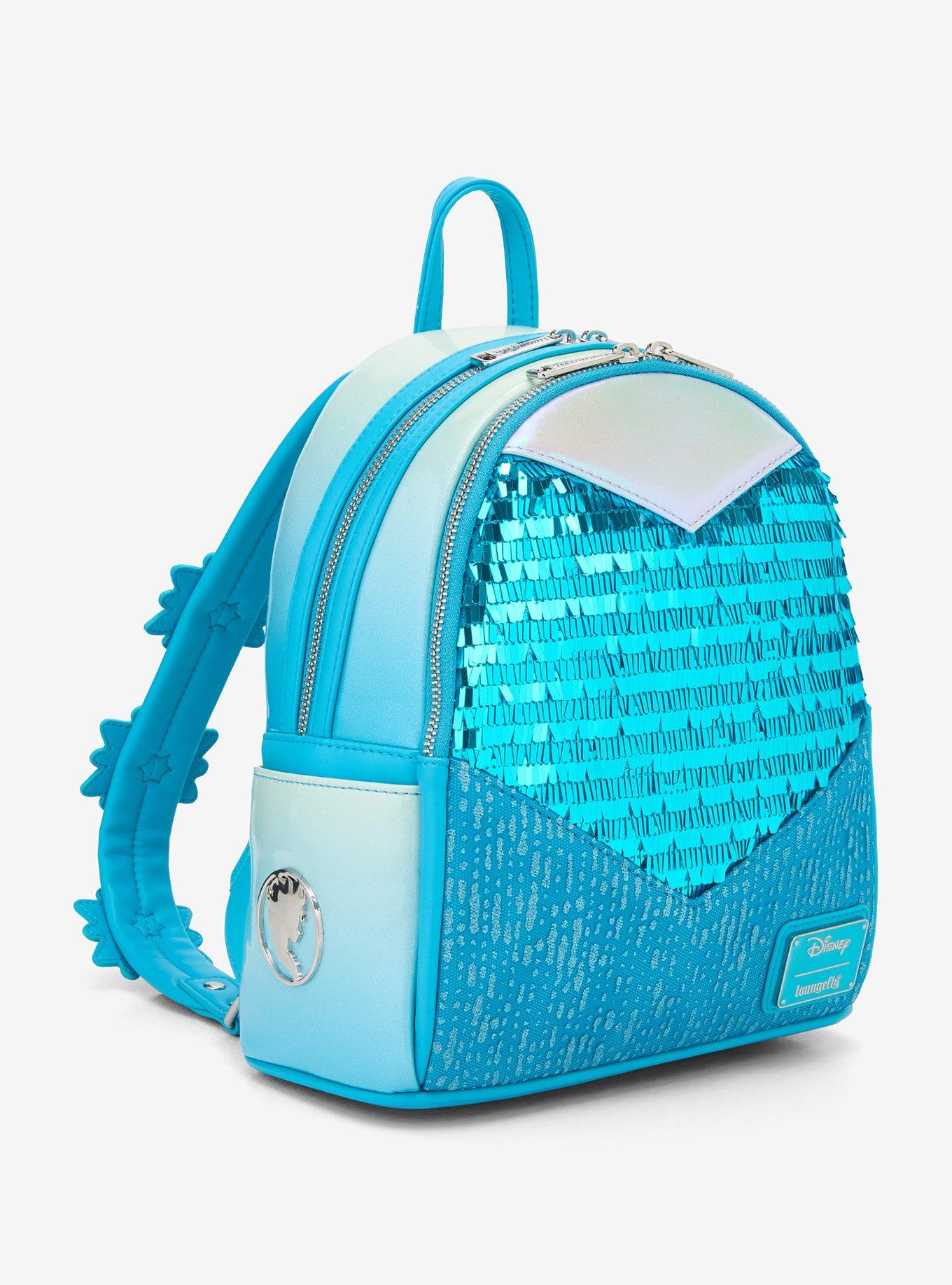 Loungefly Disney Frozen Elsa Dress Sparkle Mini Backpack, , hi-res