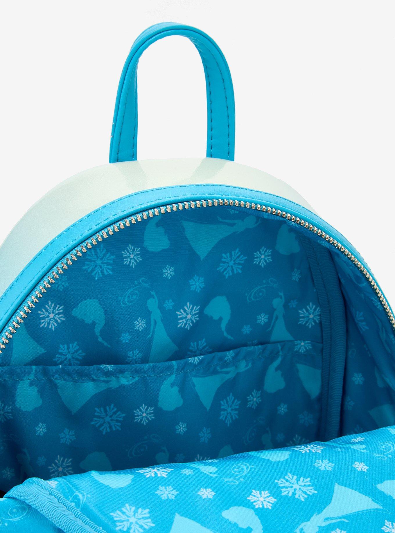 Loungefly Disney Frozen Elsa Dress Sparkle Mini Backpack, , alternate