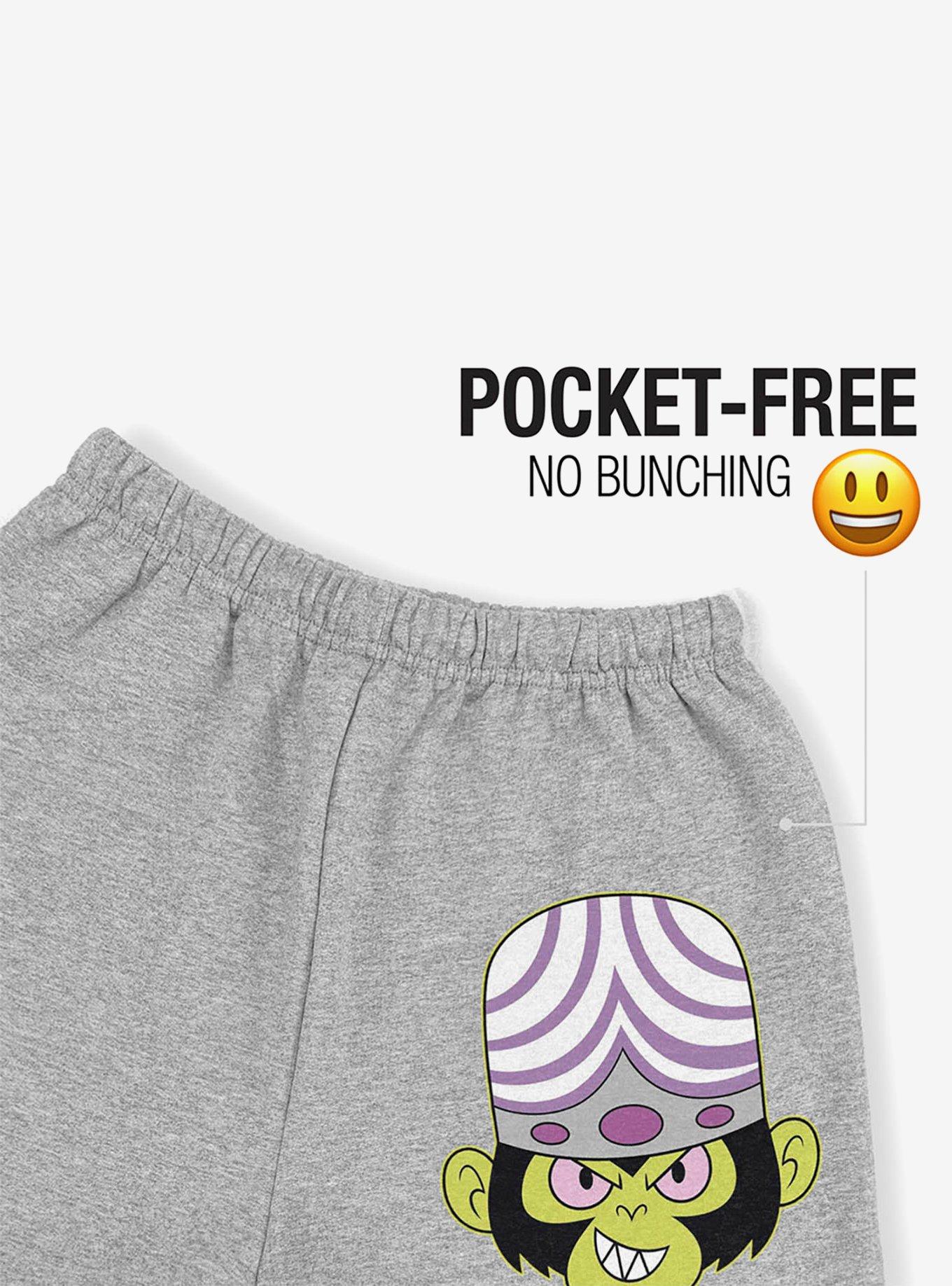 The Powerpuff Girls Mojo Jojo Head Sweatpants, ATHLETIC HEATHER, alternate