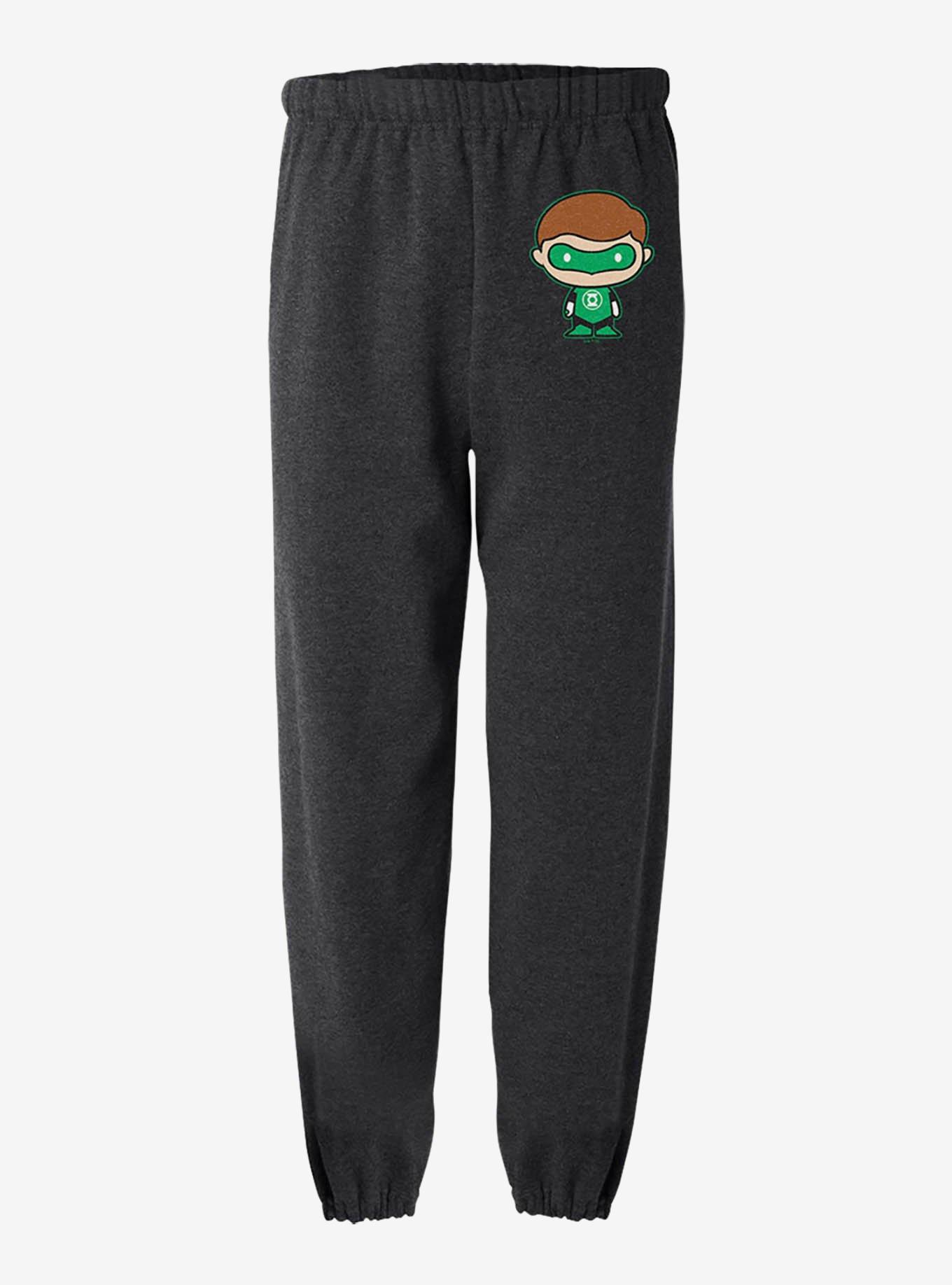 Green Lantern Core Cute Chibi Character Sweatpants, , hi-res