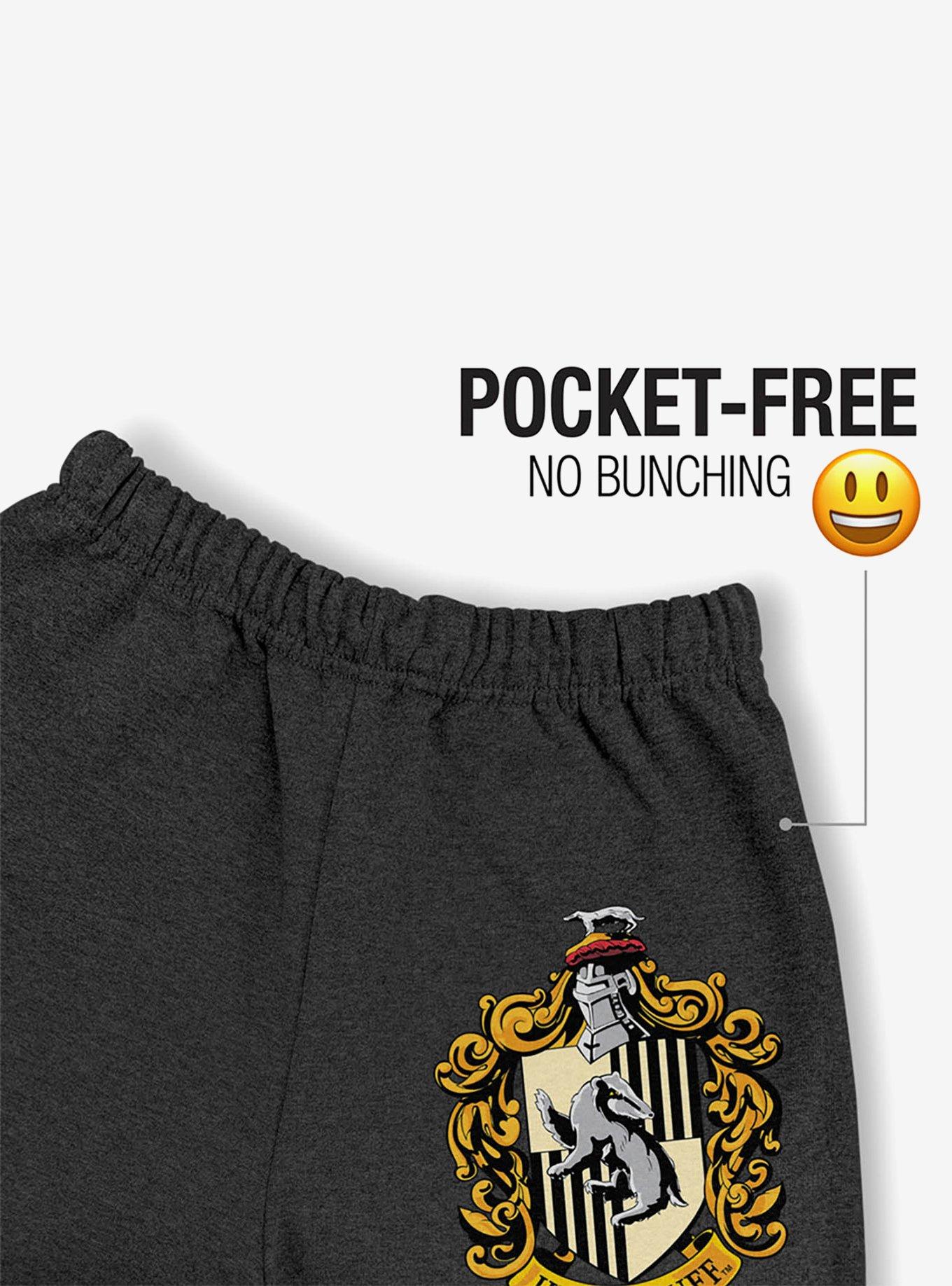 Harry Potter Hufflepuff Crest Sweatpants, CHARCOAL HEATHER, alternate