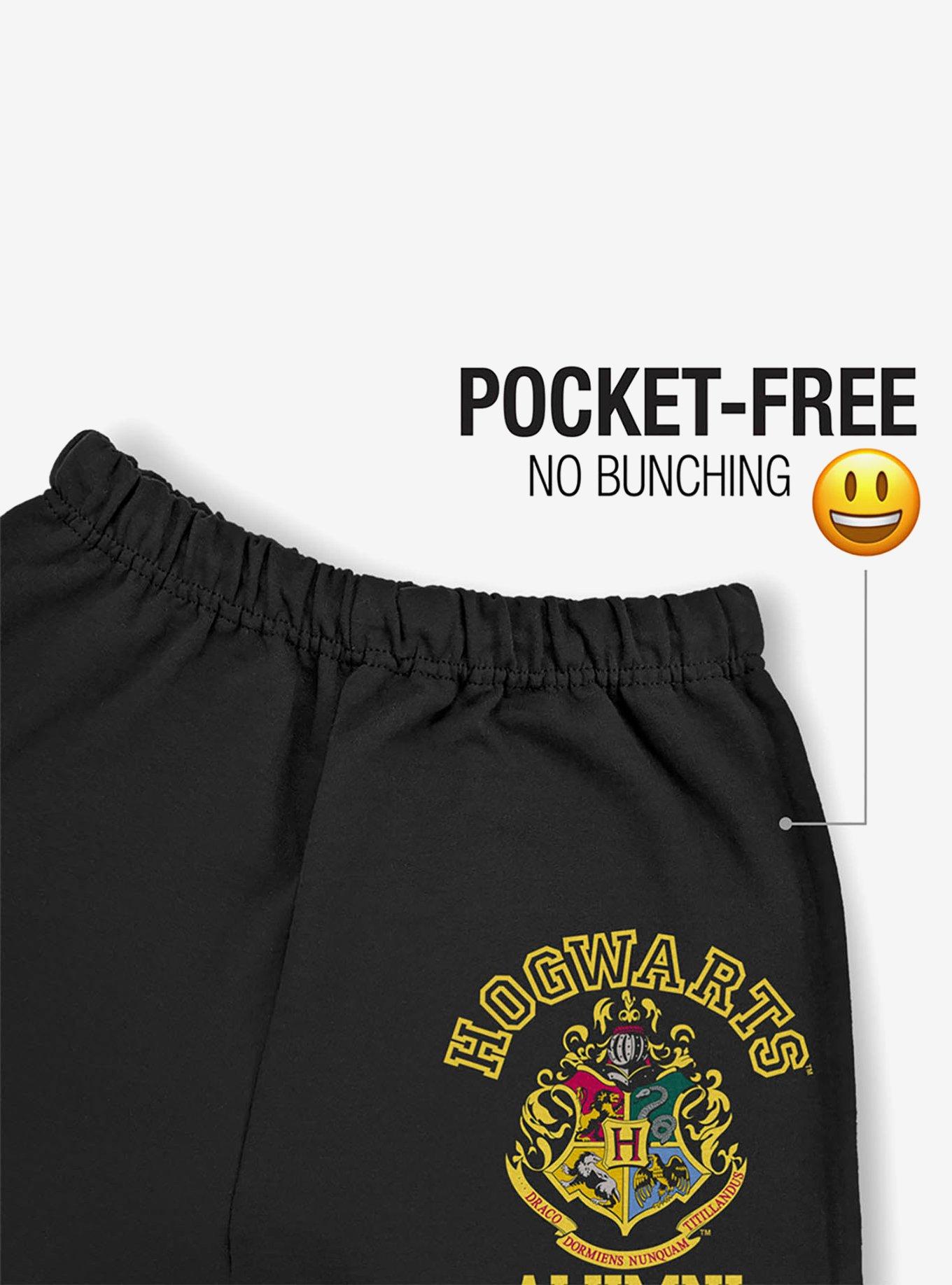Harry Potter Hogwarts Alumni Crest Sweatpants, BLACK, alternate