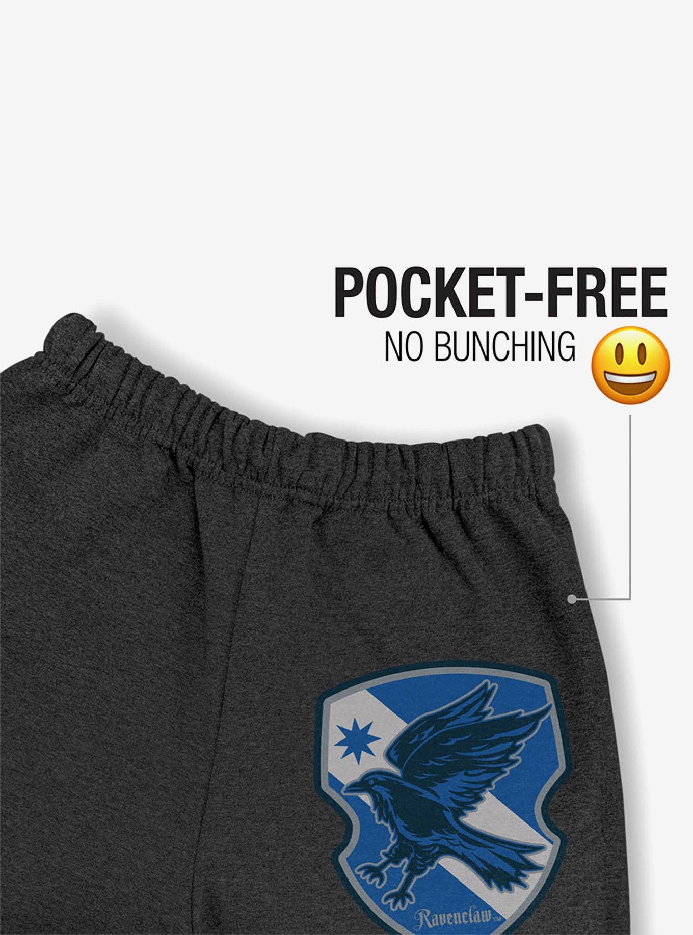 Harry Potter Ravenclaw Plaid Sigil Sweatpants, CHARCOAL HEATHER, alternate