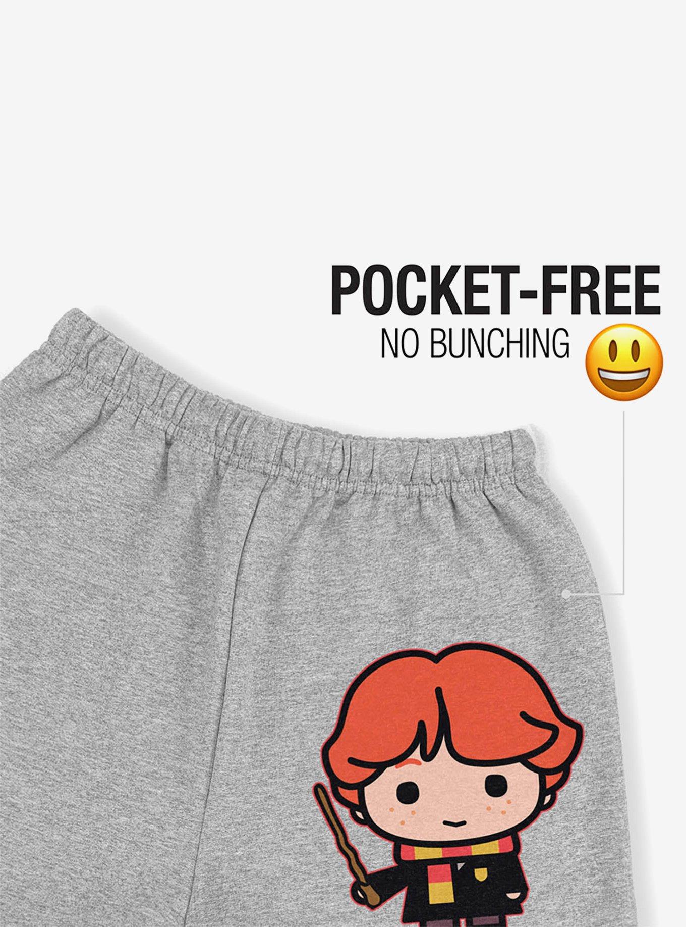 Harry Potter Ron Cute Chibi Character Sweatpants, ATHLETIC HEATHER, alternate