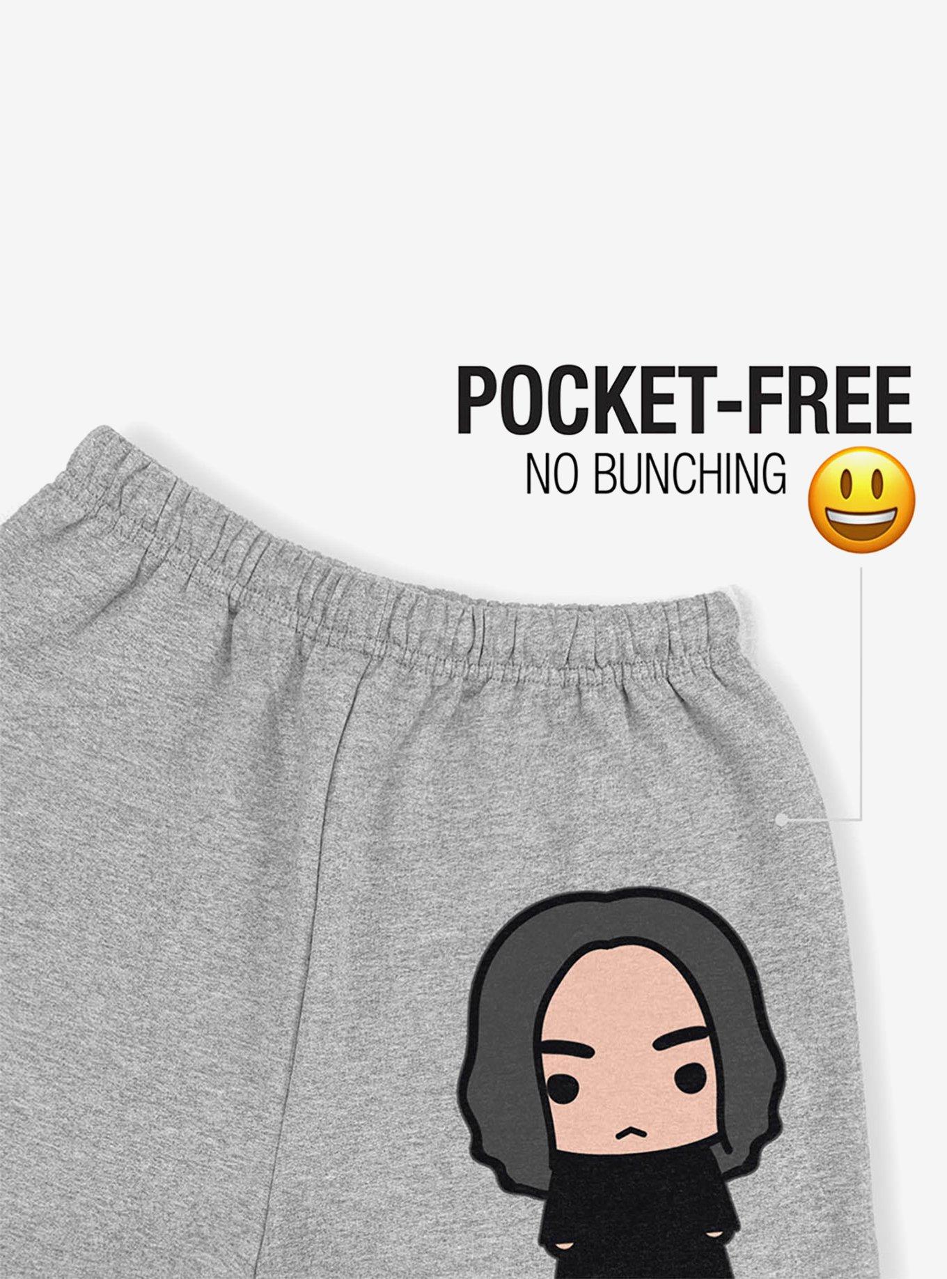 Harry Potter Snape Cute Chibi Character Sweatpants, ATHLETIC HEATHER, alternate