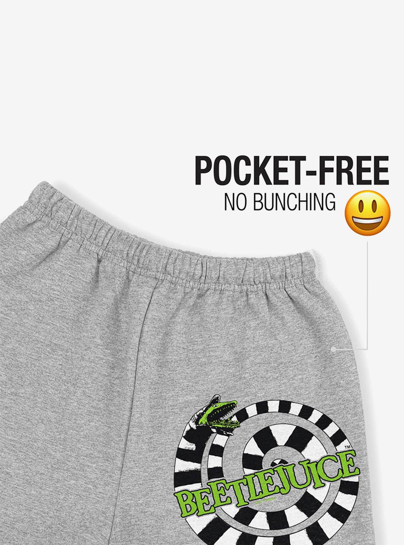 Beetlejuice Sandworm Logo Sweatpants, ATHLETIC HEATHER, alternate