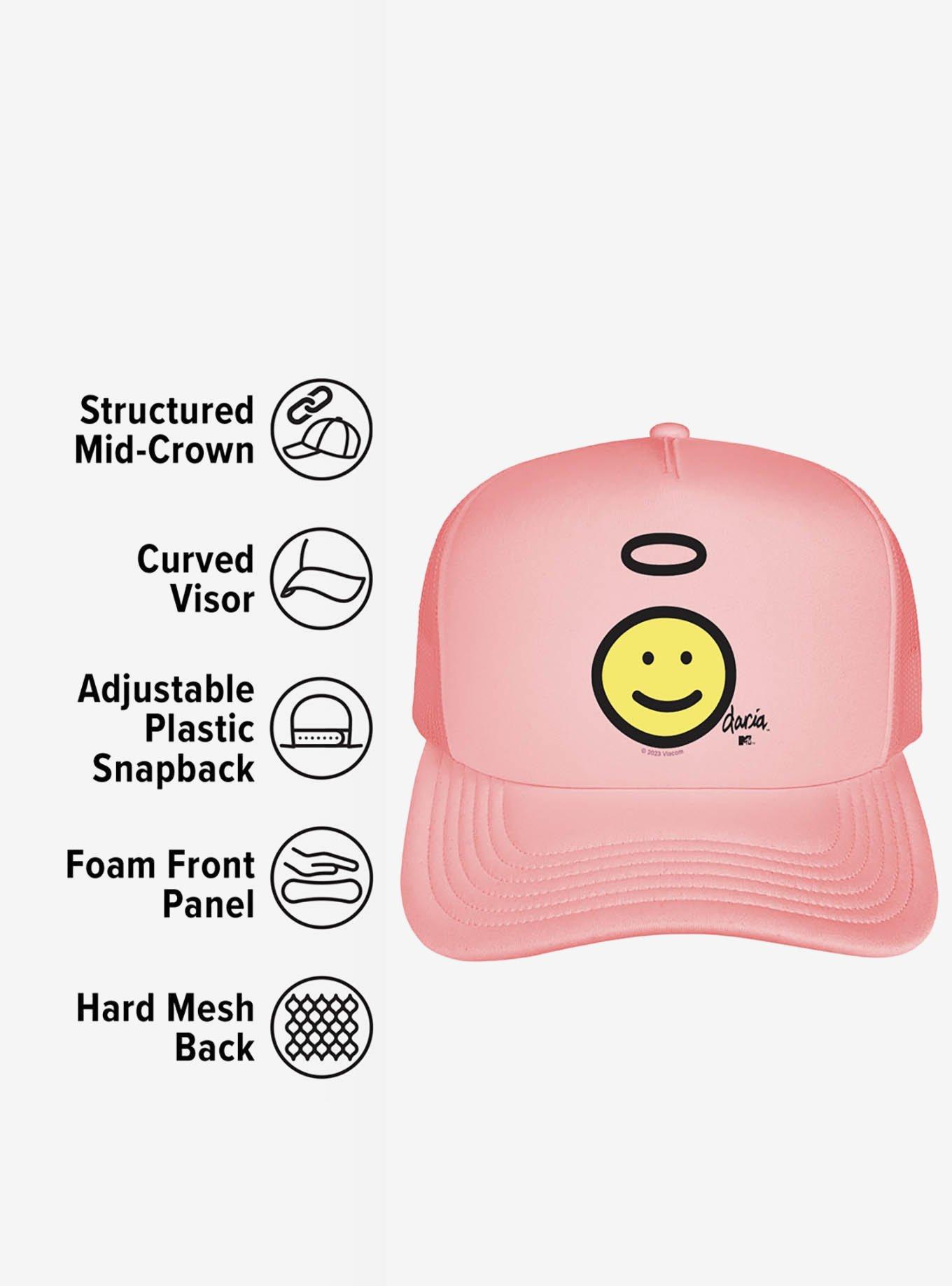 Daria Quinn Smile Angel Foam Trucker Hat, , alternate