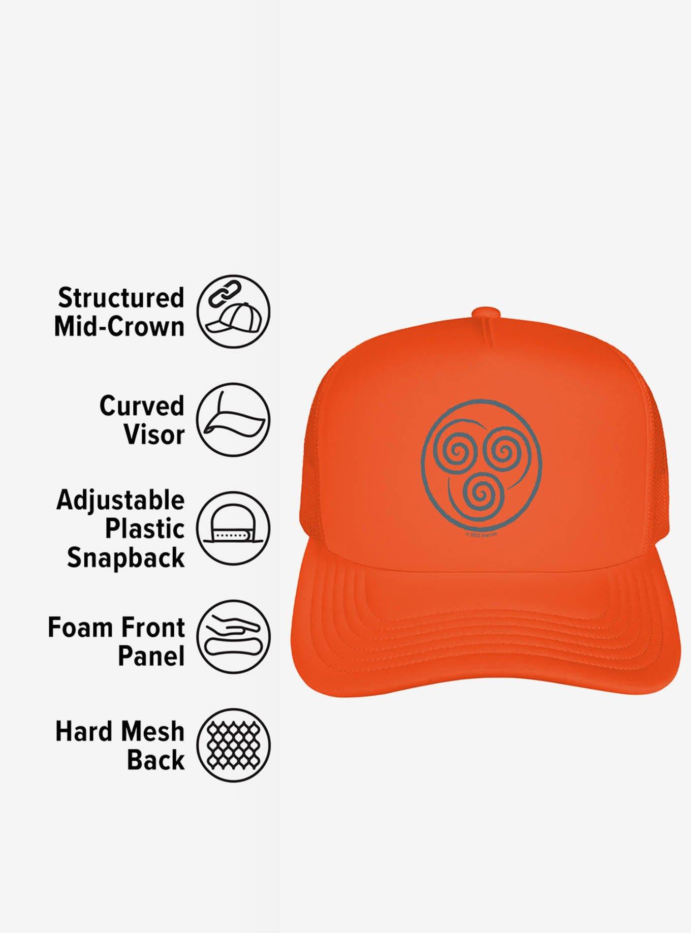 Avatar: The Last Airbender Air Bending Symbol Foam Trucker Hat, , alternate