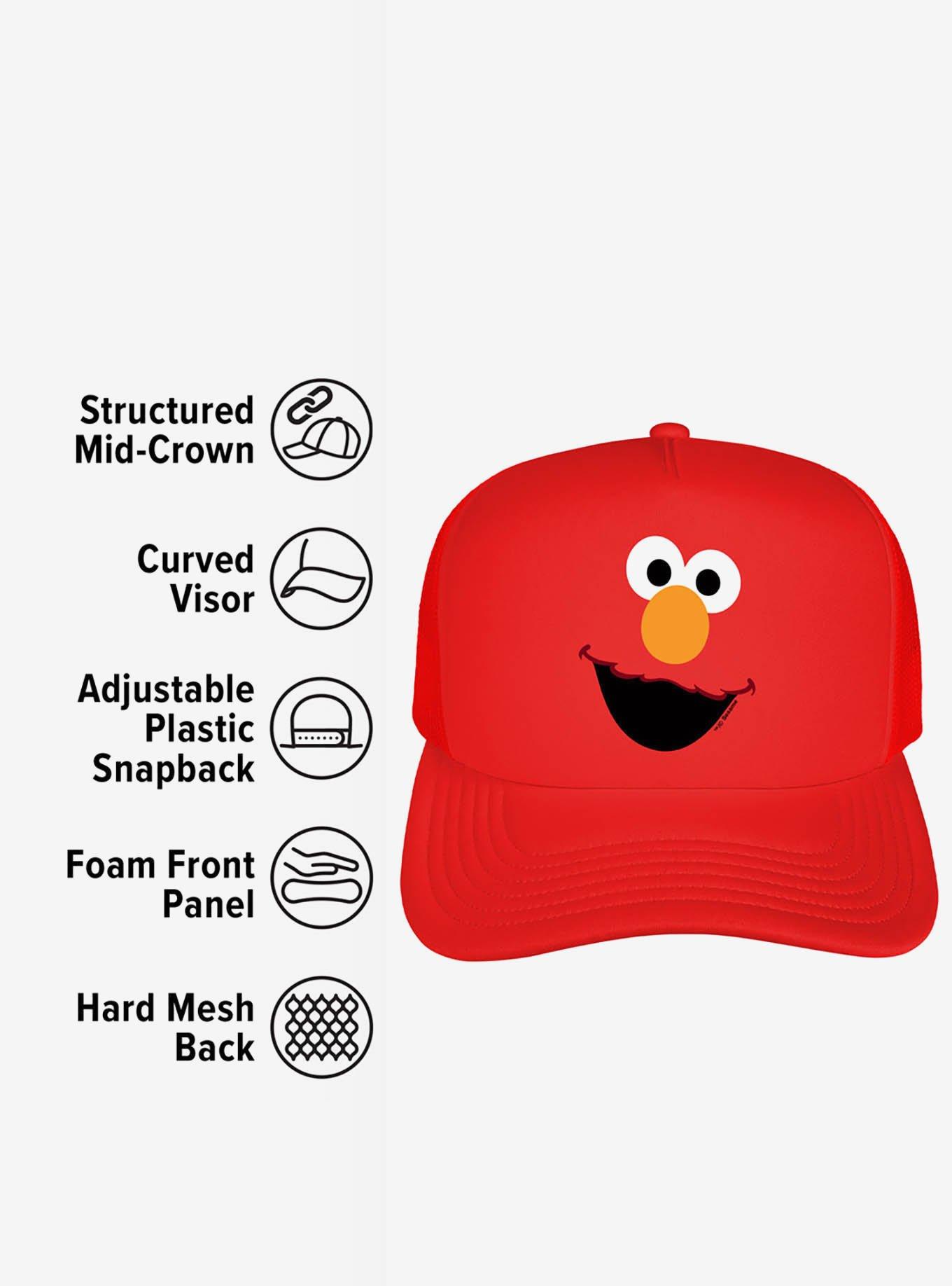 Sesame Street Elmo Face Foam Trucker Hat, , alternate