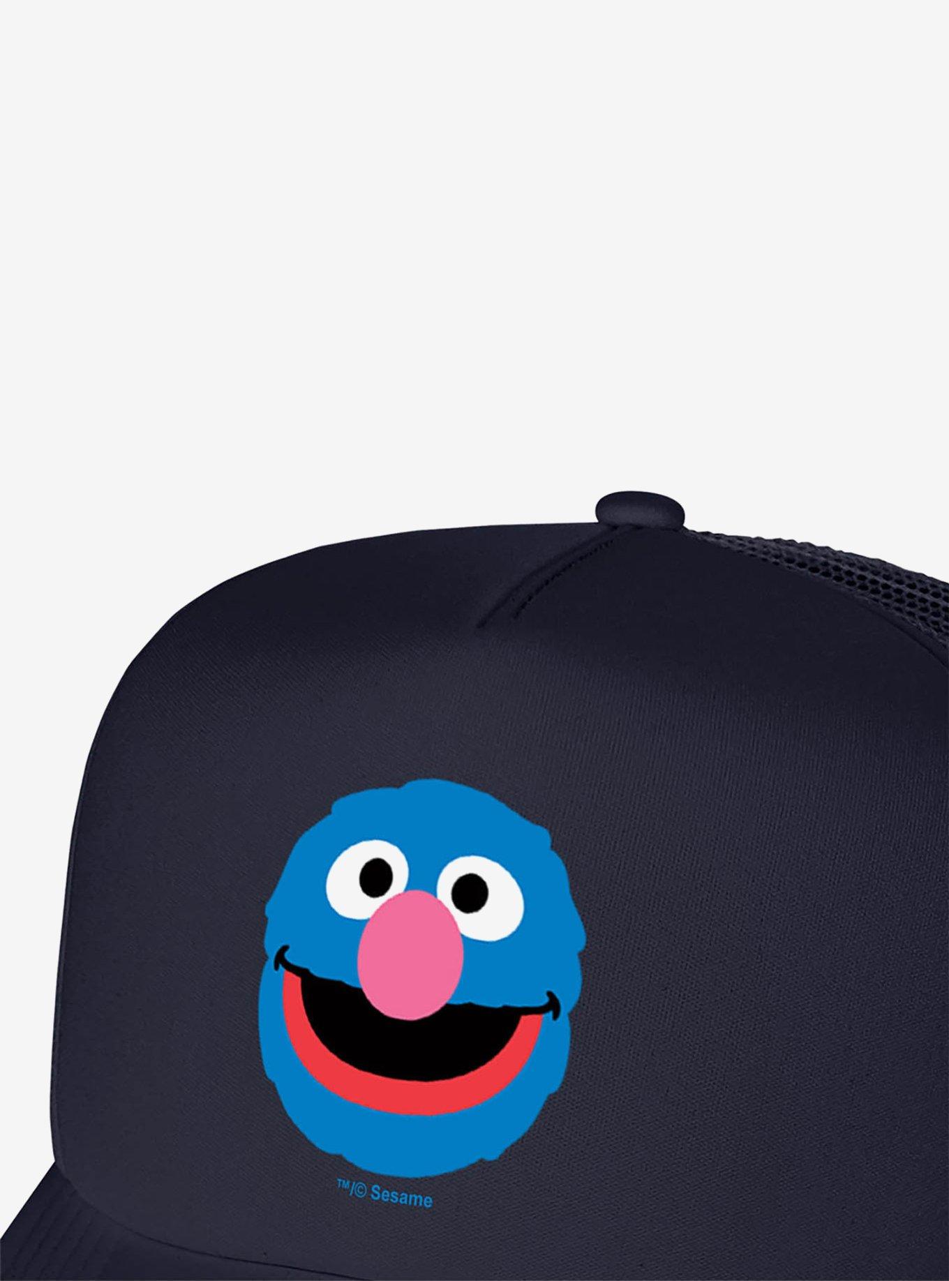 Sesame Street Grover Head Foam Trucker Hat