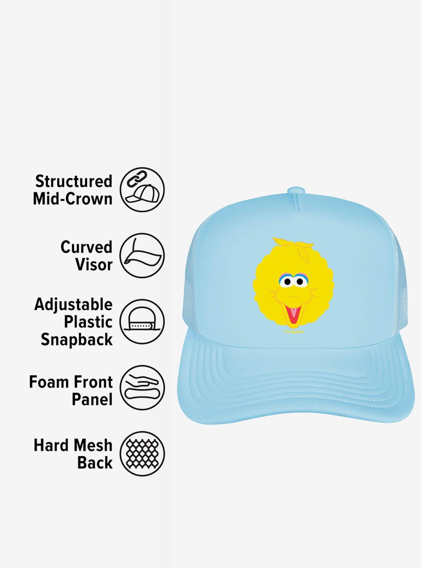 Sesame Street Big Bird Head Foam Trucker Hat, , alternate