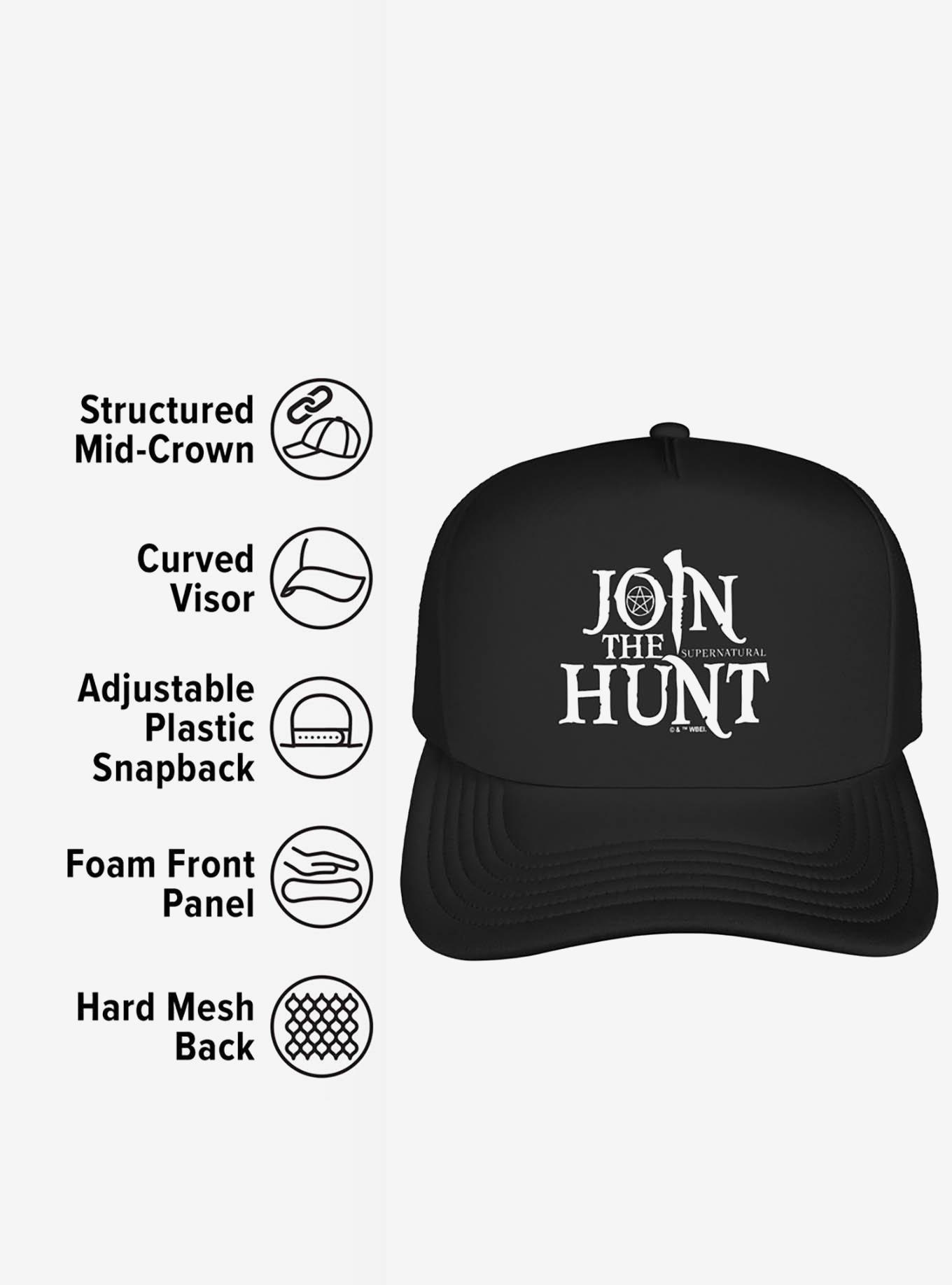 Supernatural Join The Hunt Foam Trucker Hat, , alternate