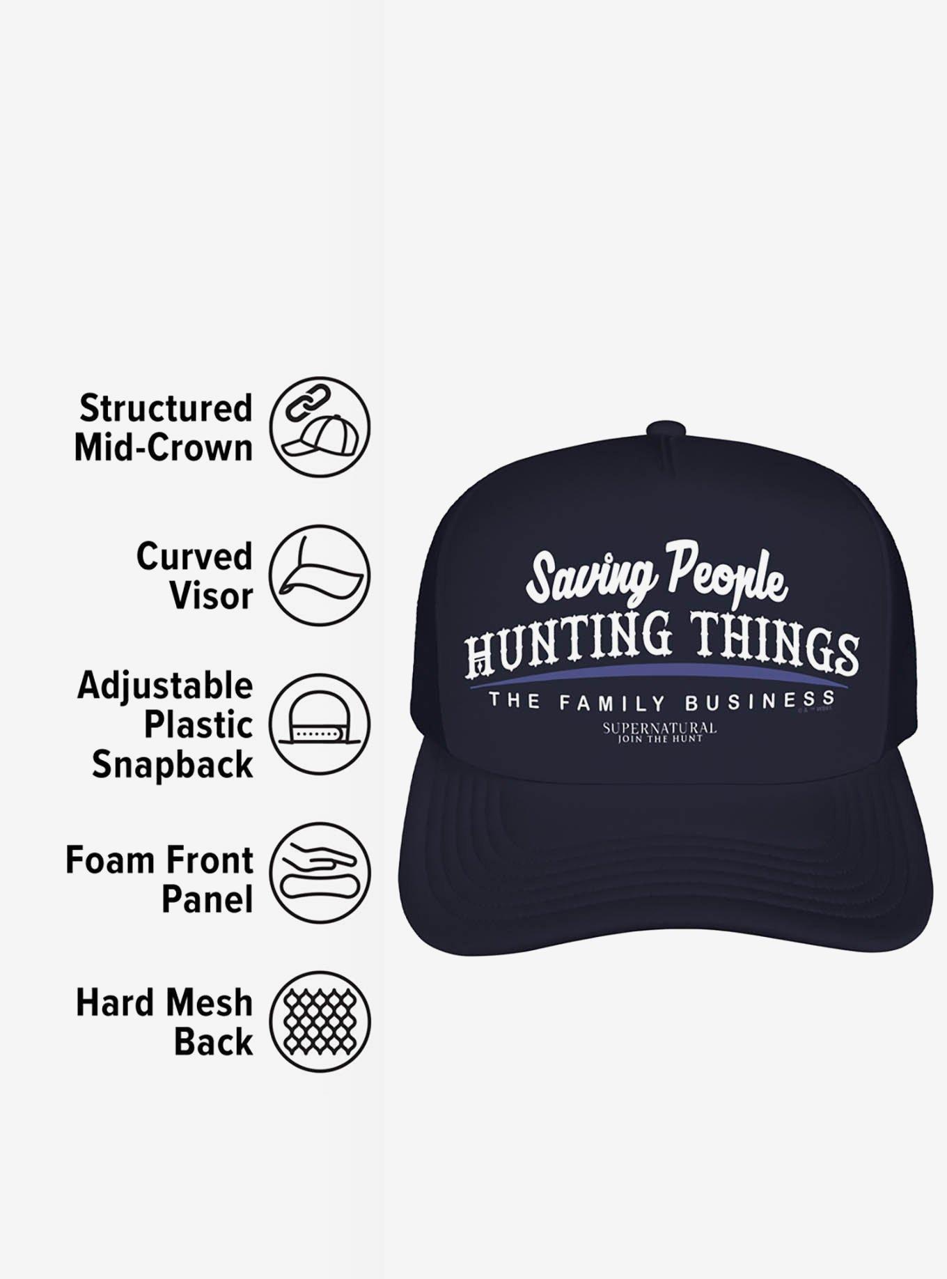 Supernatural Saving People Hunting Things Foam Trucker Hat, , alternate