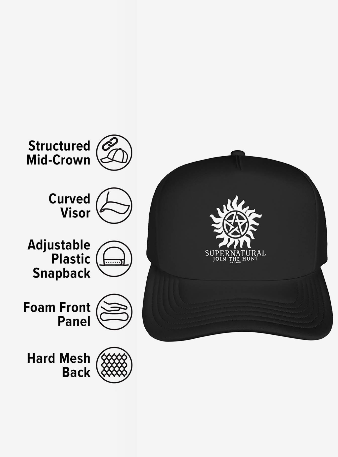 Supernatural Anti Possession Symbol Foam Trucker Hat, , alternate