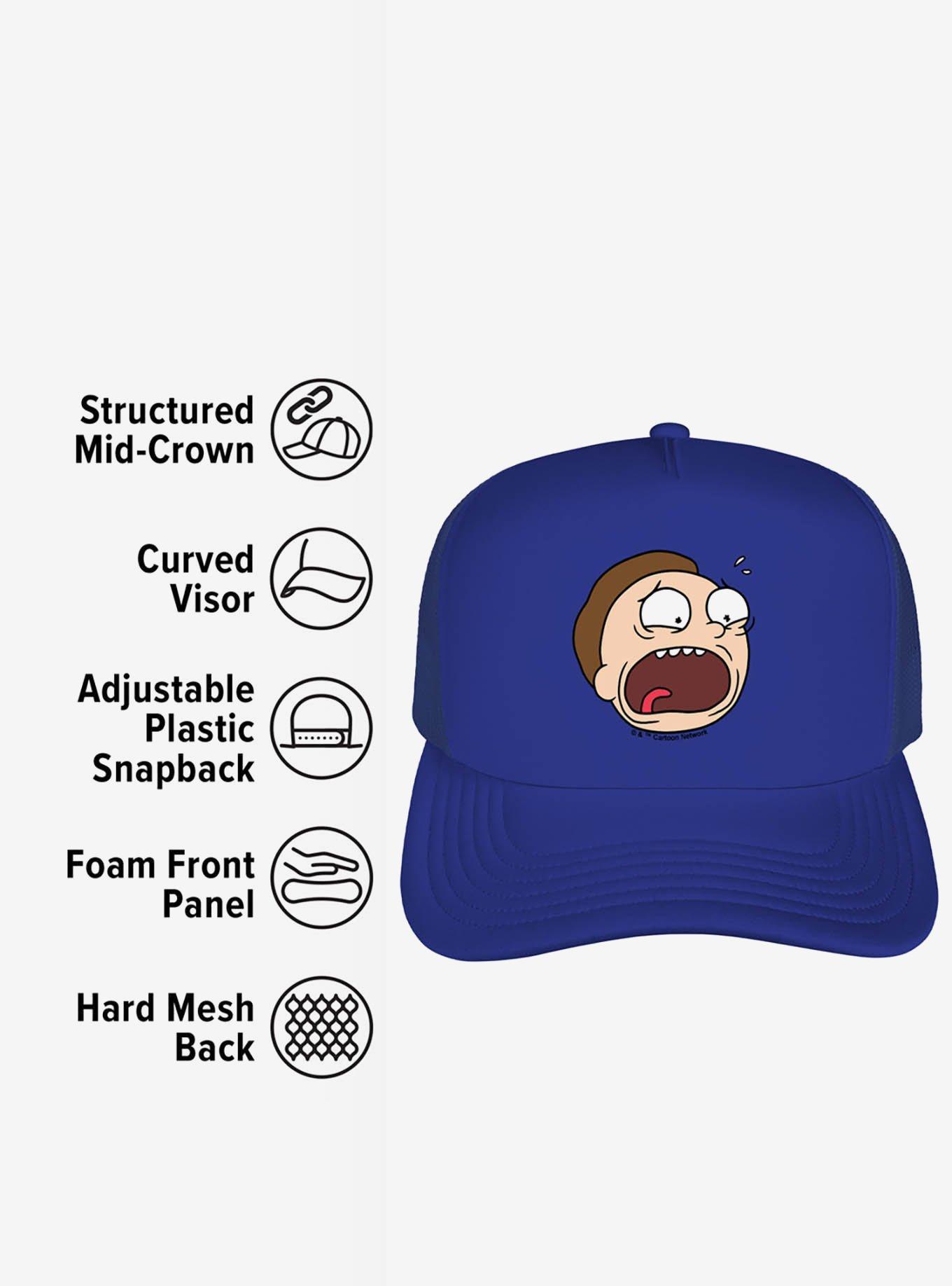 Rick And Morty Morty Headshot Foam Trucker Hat, , alternate