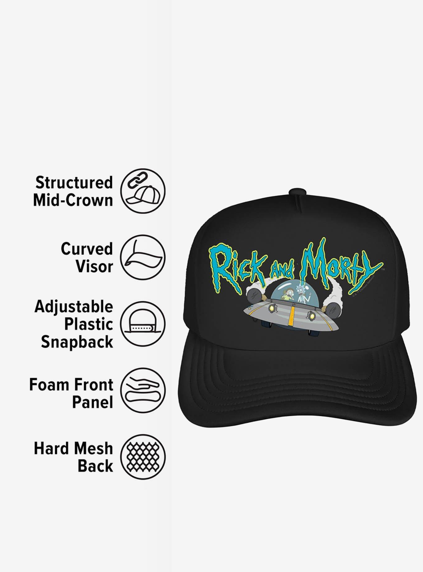 Rick And Morty In Space Foam Trucker Hat, , alternate