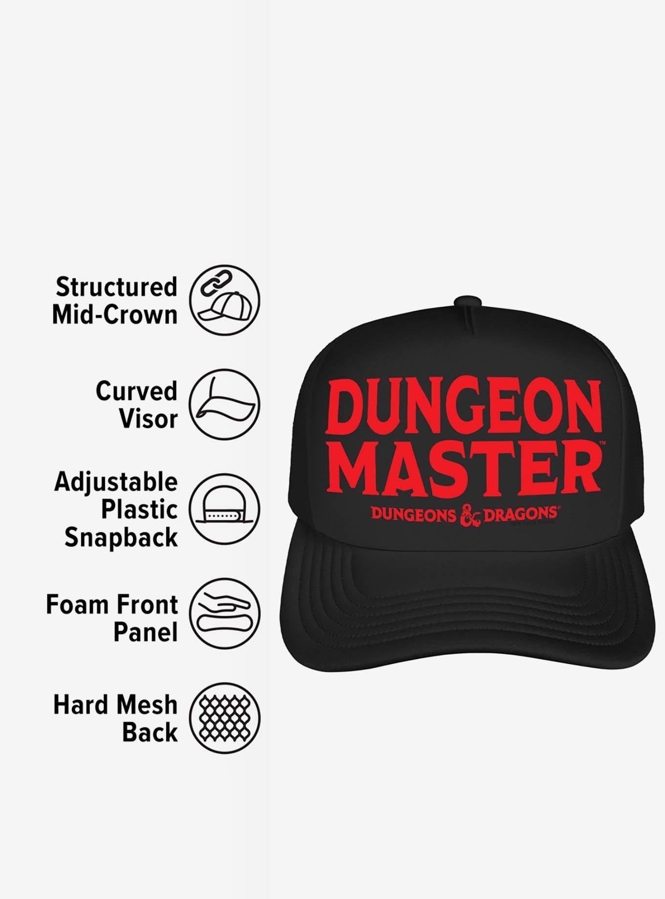 Dungeons And Dragons Dungeon Master Big Foam Trucker Hat, , alternate