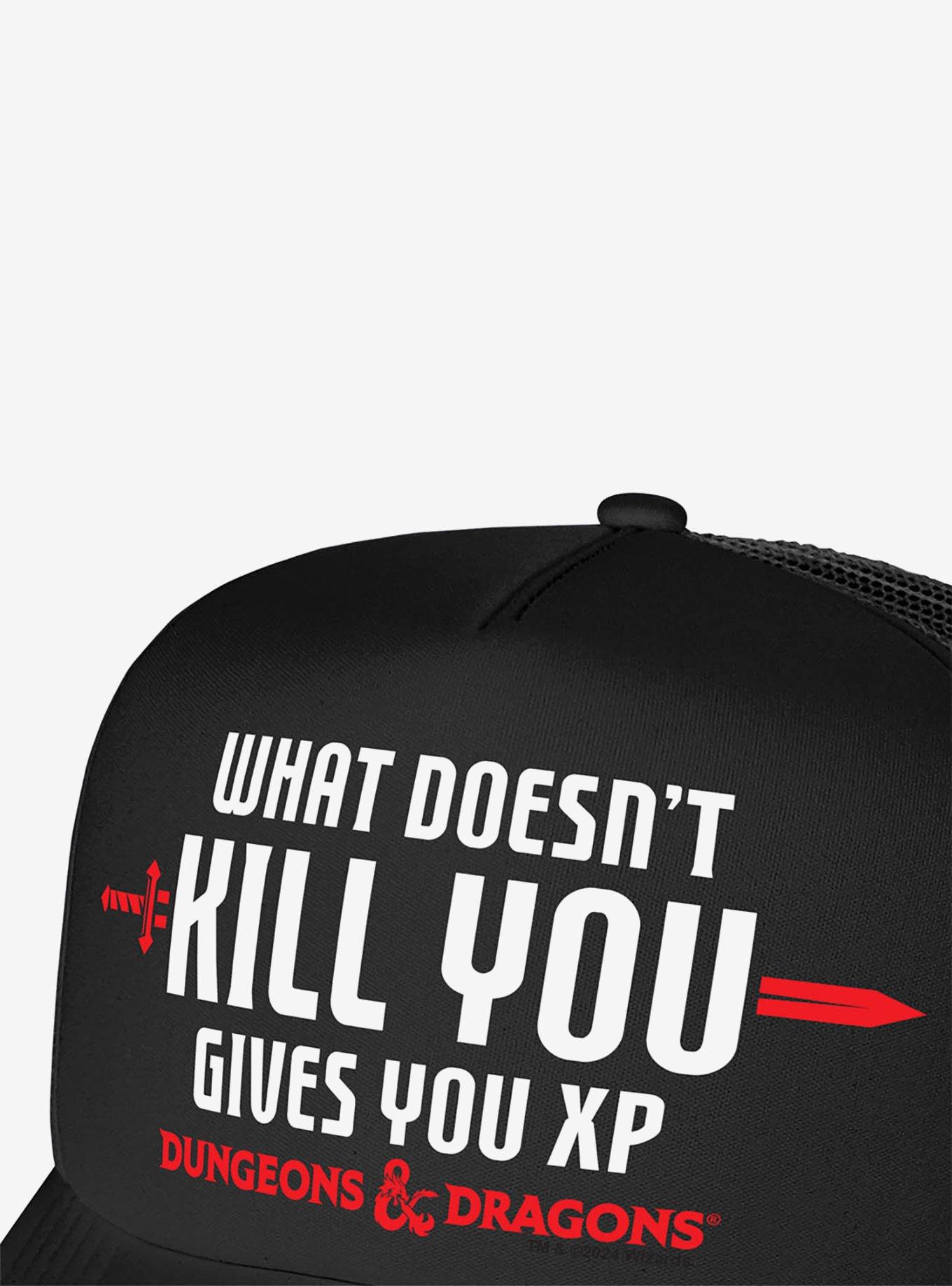 Dungeons And Dragons What Doesn't Kill You Gives You XP Foam Trucker Hat, , hi-res