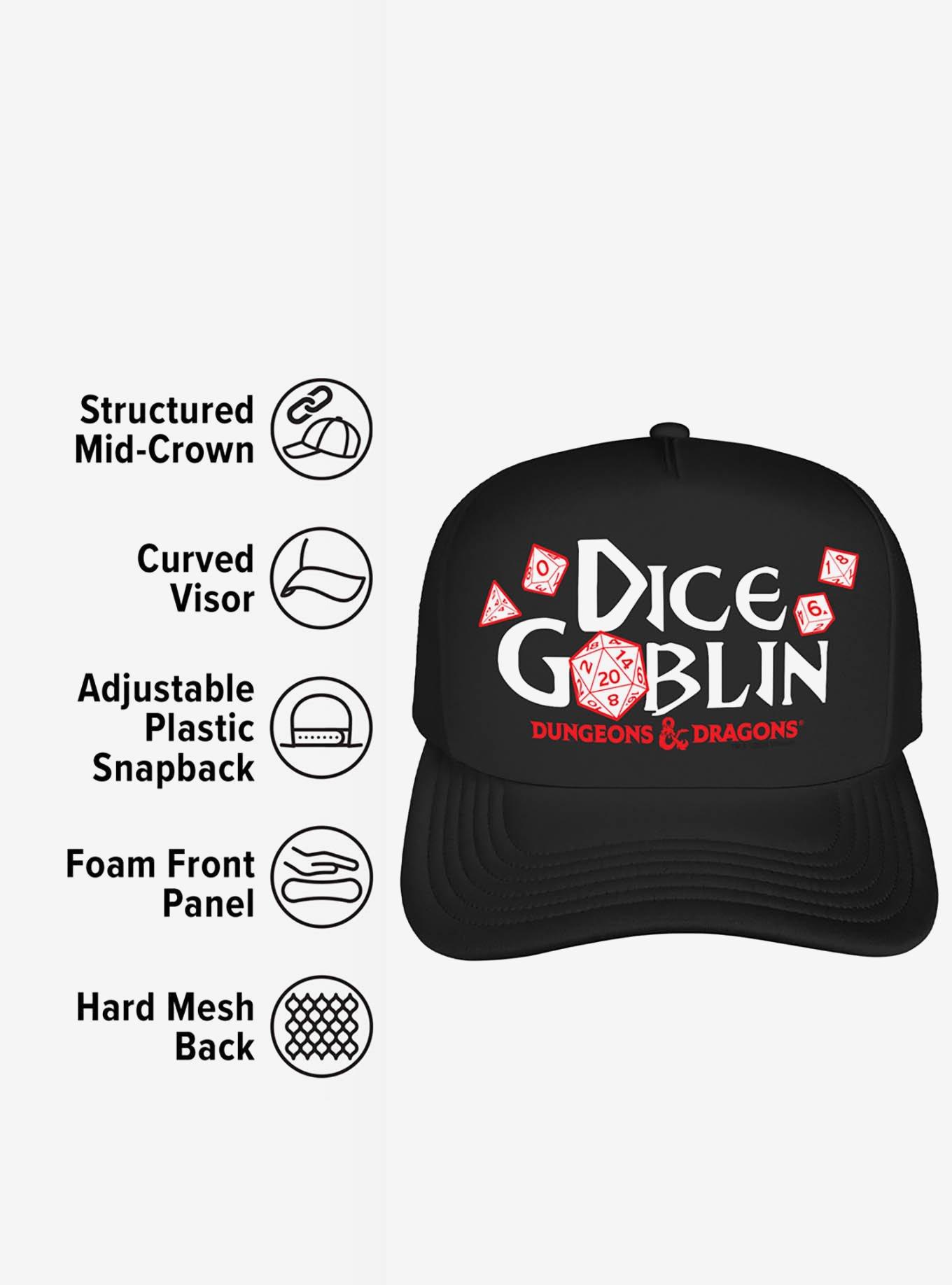 Dungeons And Dragons Dice Goblin Foam Trucker Hat, , alternate