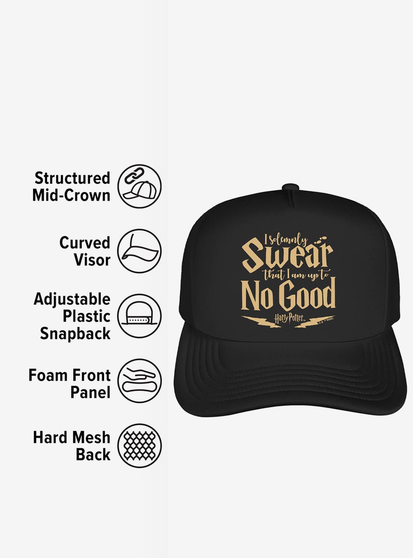 Harry Potter Solemnly Swear Up To No Good Foam Trucker Hat, , alternate
