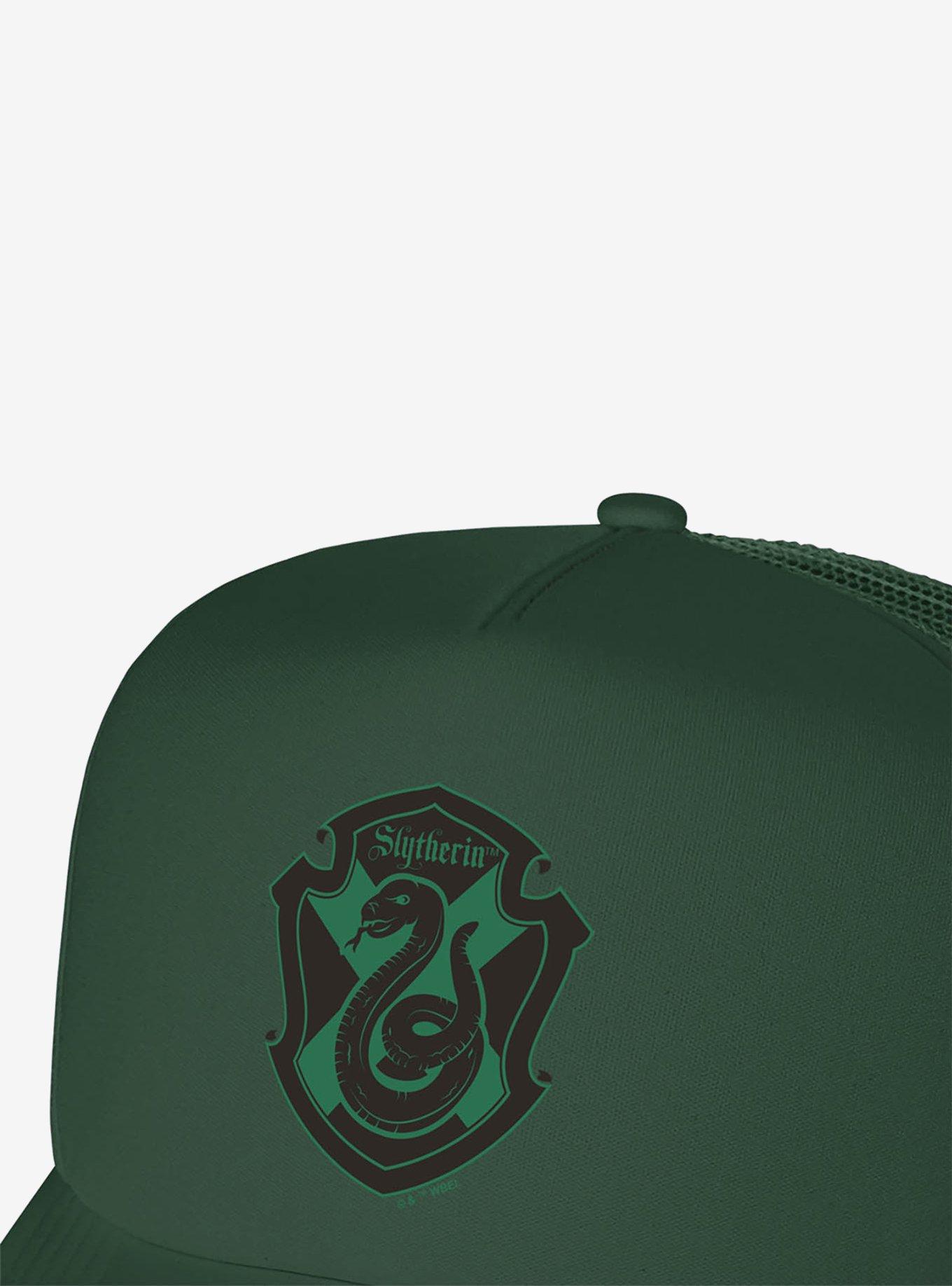 Harry Potter Slytherin Plaid Crest Foam Trucker Hat, , hi-res