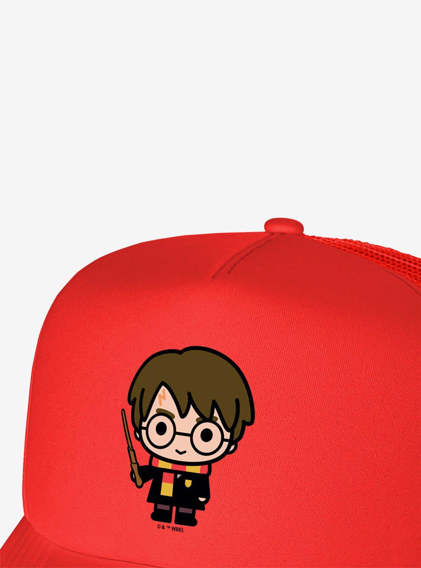 Harry Potter Cute Chibi Character Foam Trucker Hat, , hi-res