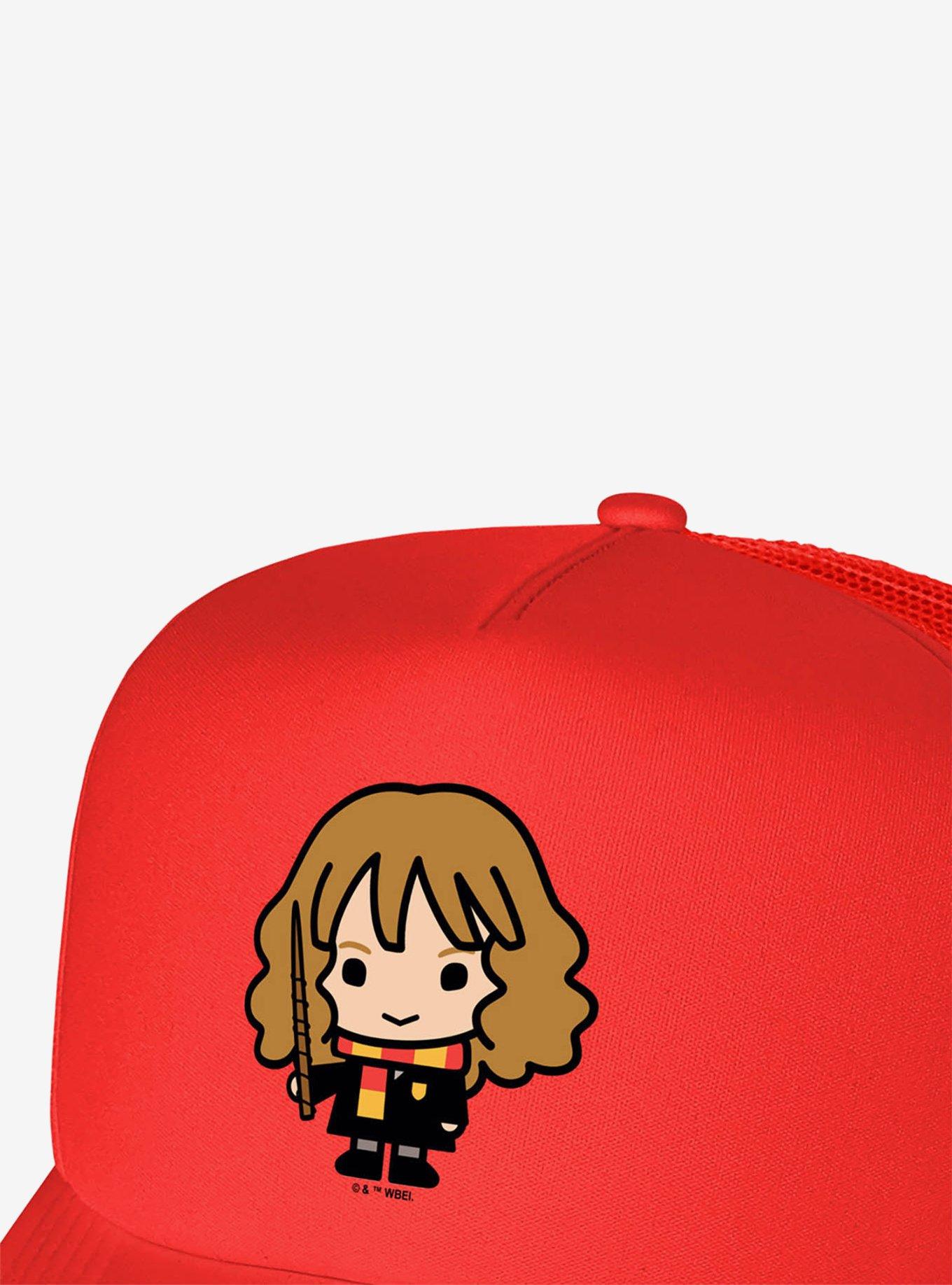 Harry Potter Cute Chibi Hermione Character Foam Trucker Hat, , hi-res