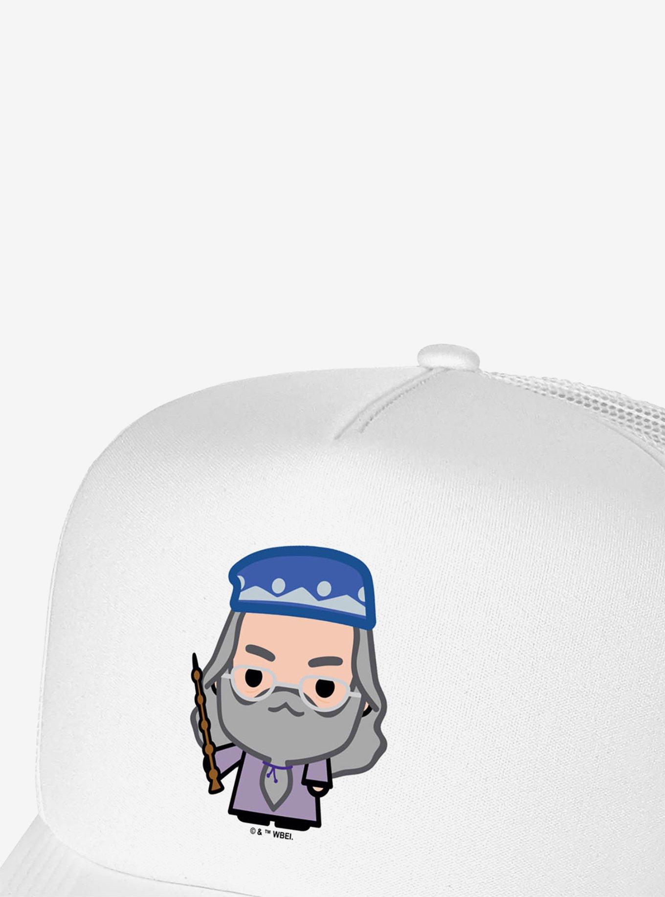 Harry Potter Dumbledore Cute Chibi Character Foam Trucker Hat, , hi-res