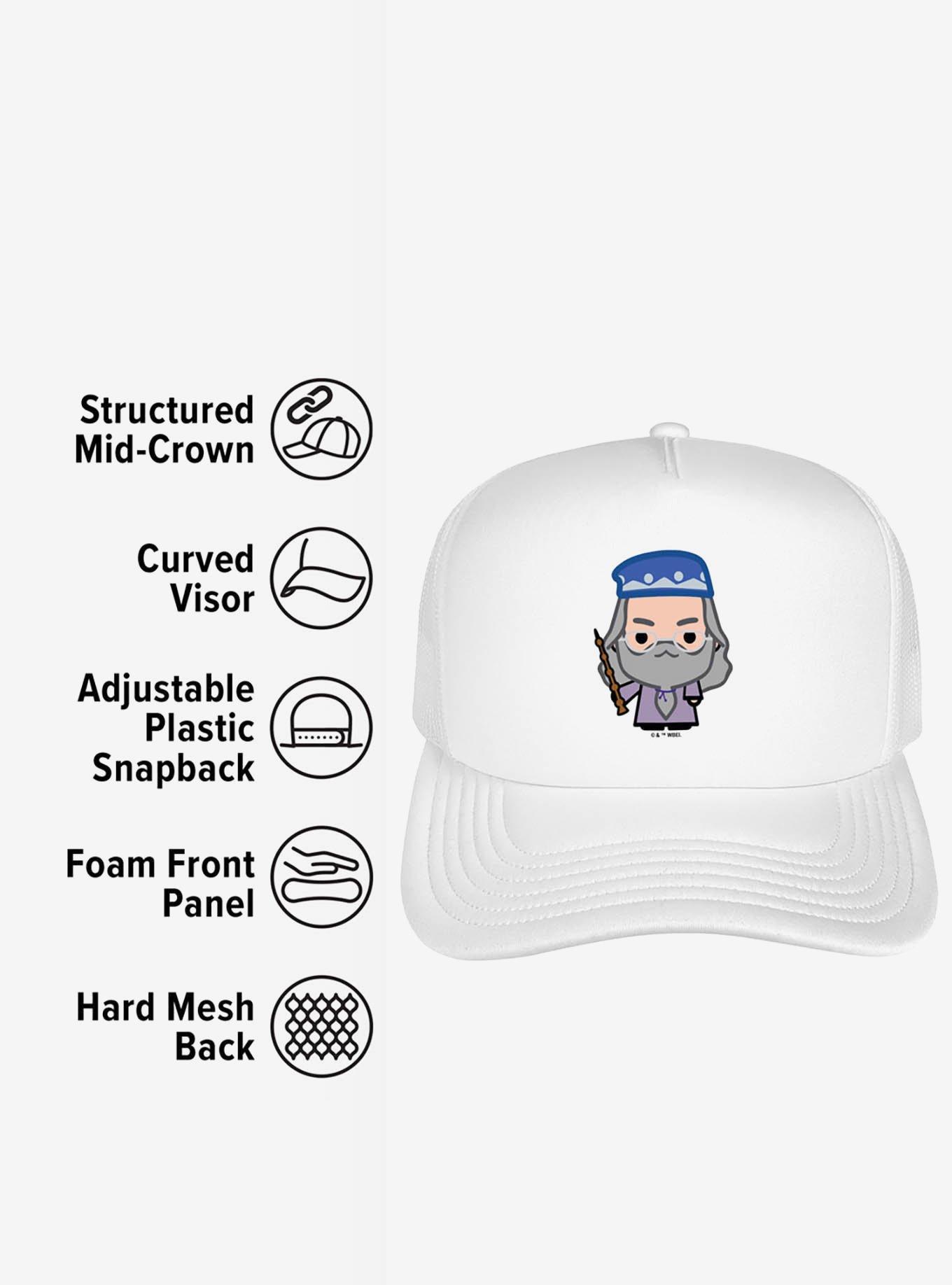 Harry Potter Dumbledore Cute Chibi Character Foam Trucker Hat, , alternate
