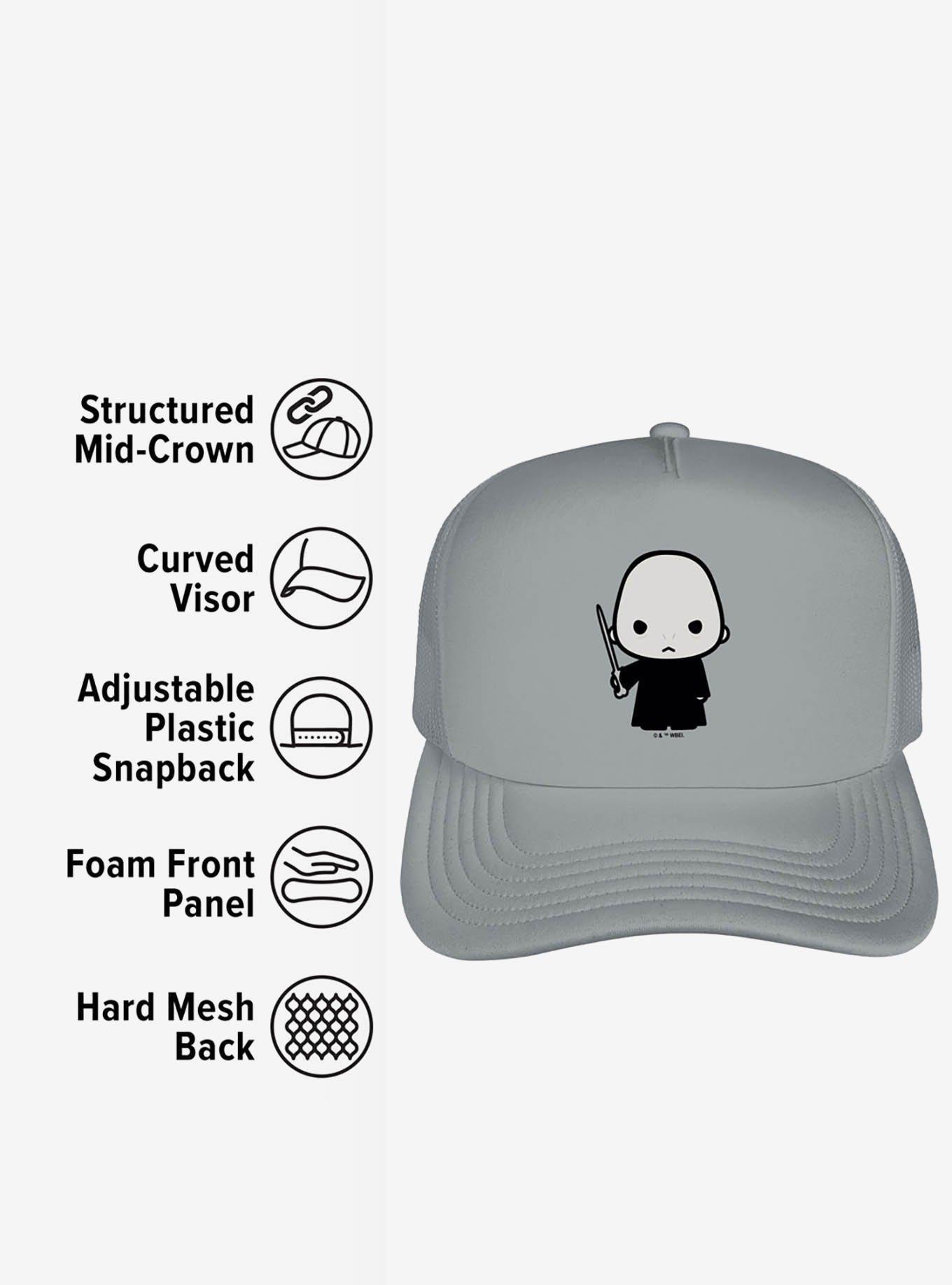 Harry Potter Voldemort Cute Chibi Character Foam Trucker Hat, , alternate