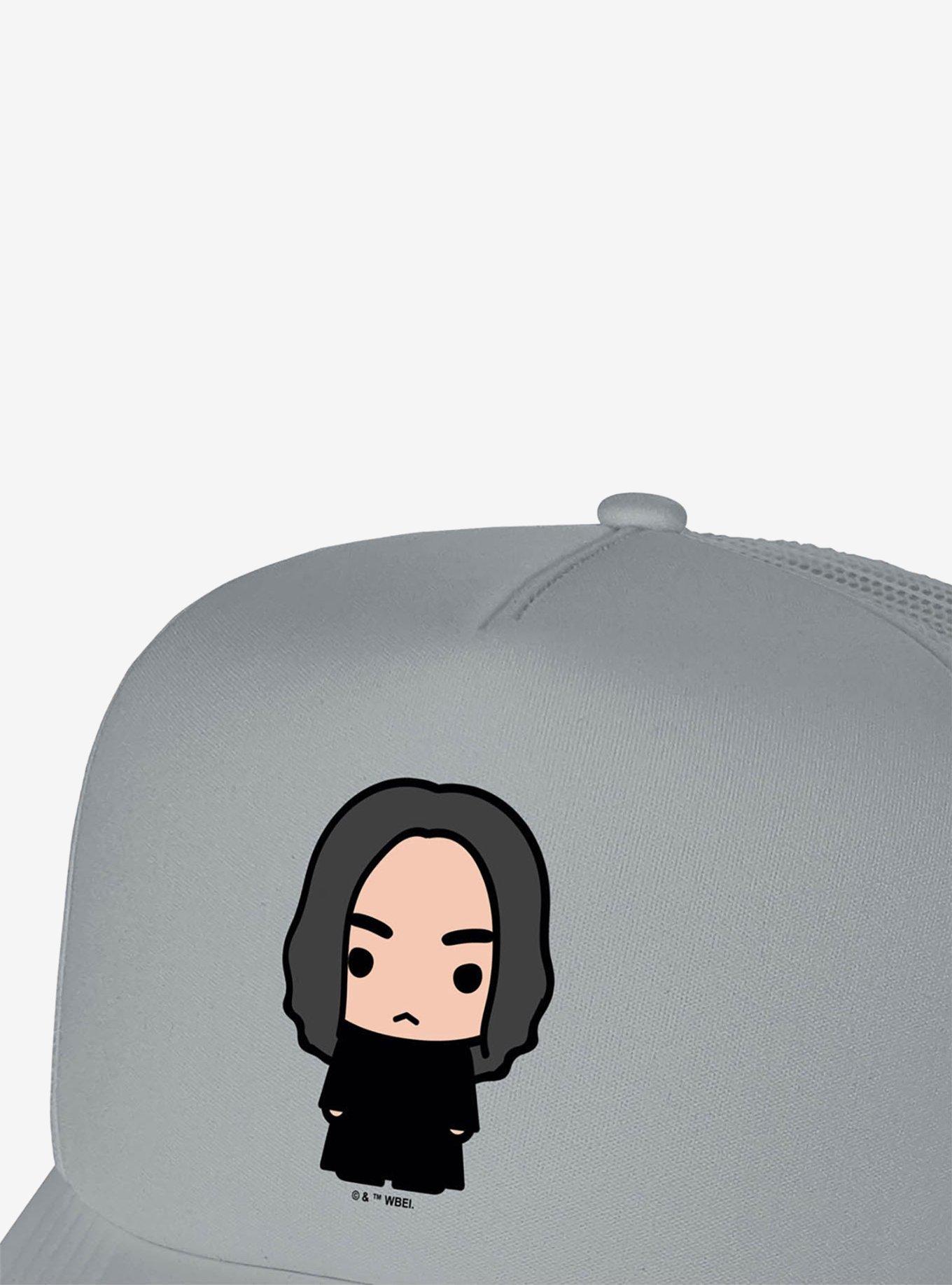 Harry Potter Snape Cute Chibi Character Foam Trucker Hat, , hi-res