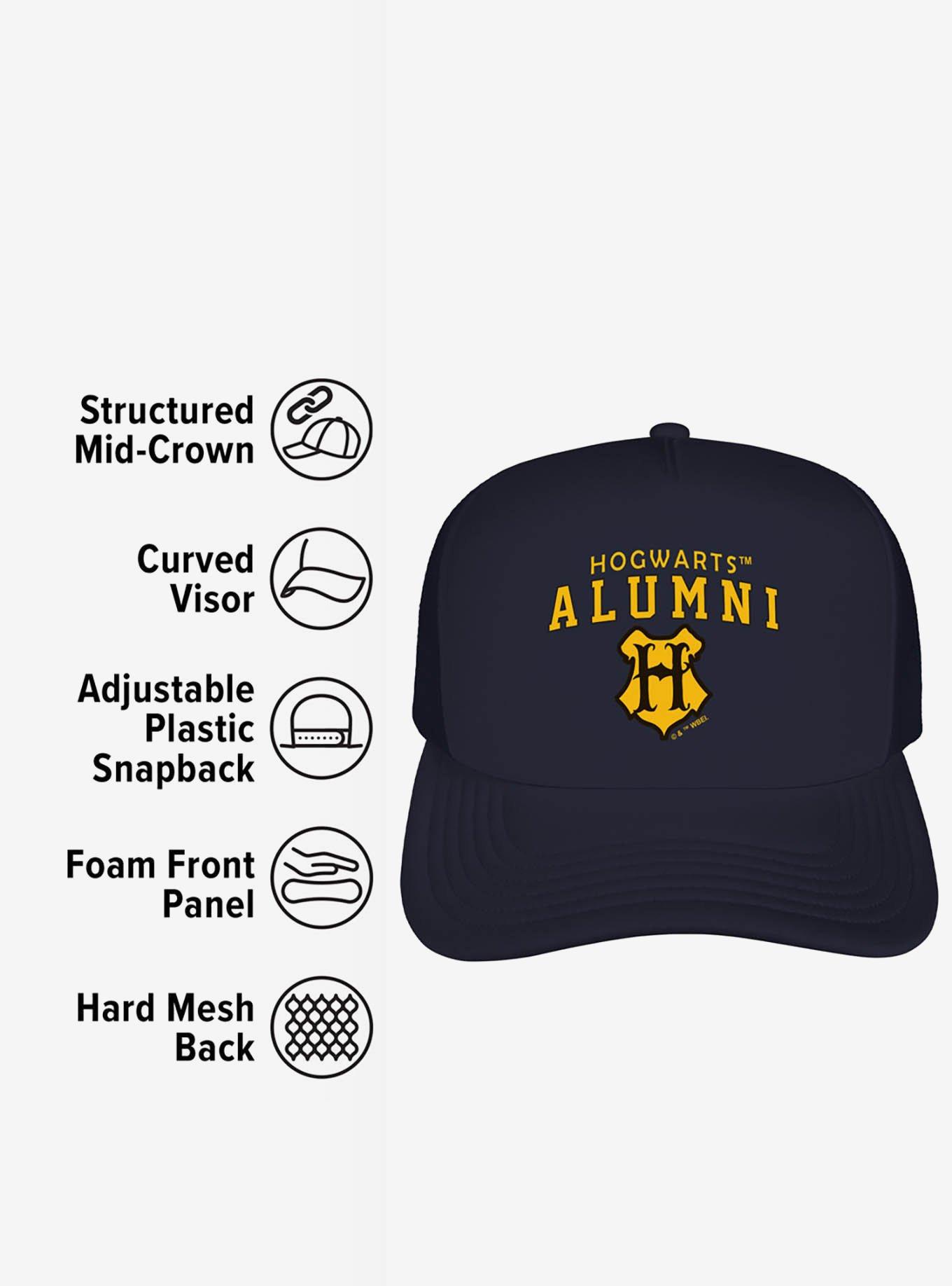 Harry Potter Hogwarts Alumni Foam Trucker Hat, , alternate